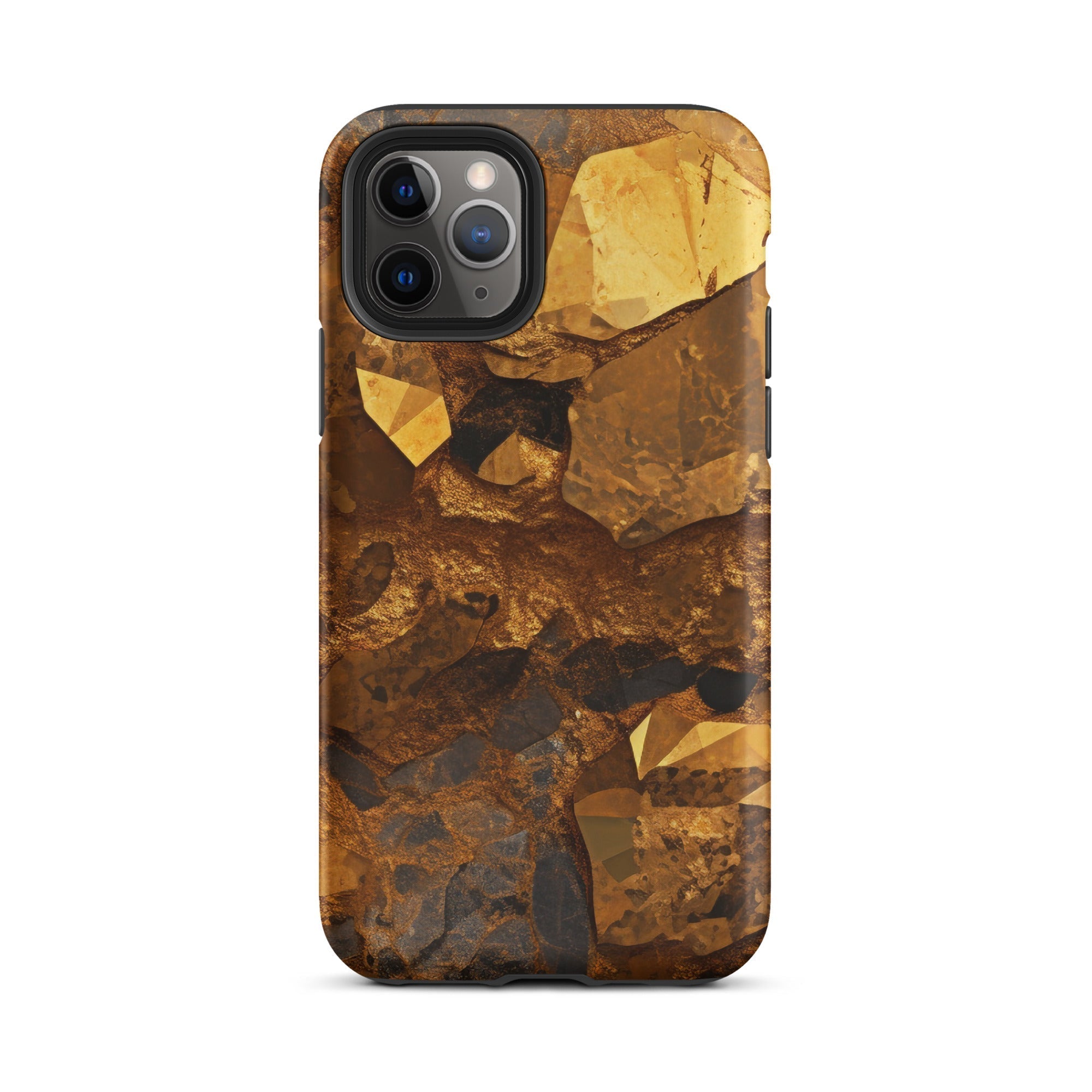 Golden Crystal iPhone Case by Visual Verse - Image 4