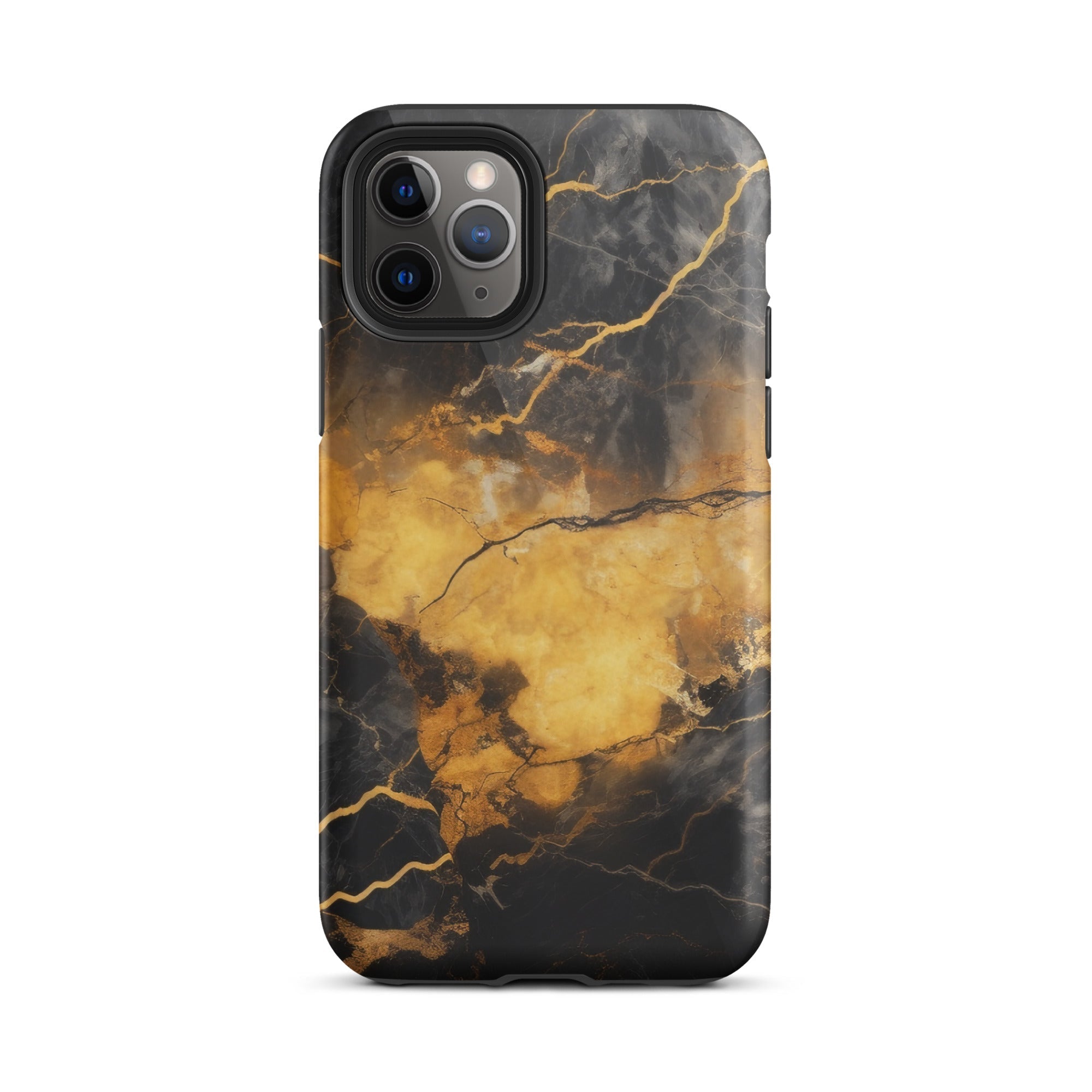Golden Lightning iPhone Case by Visual Verse - Image 3