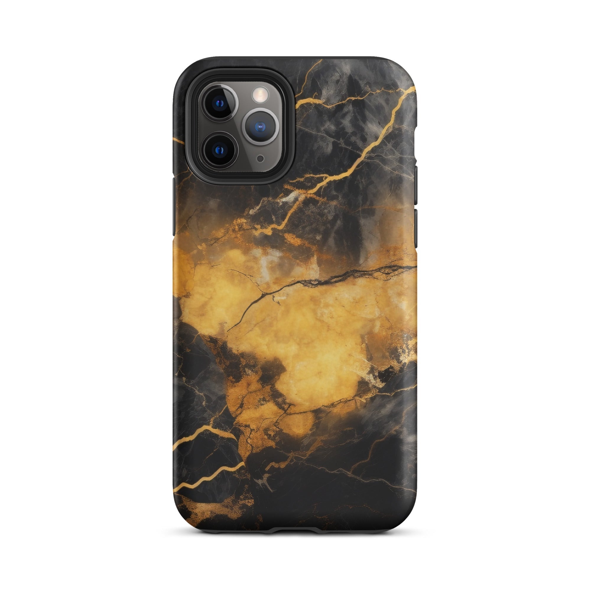 Golden Lightning iPhone Case by Visual Verse - Image 4