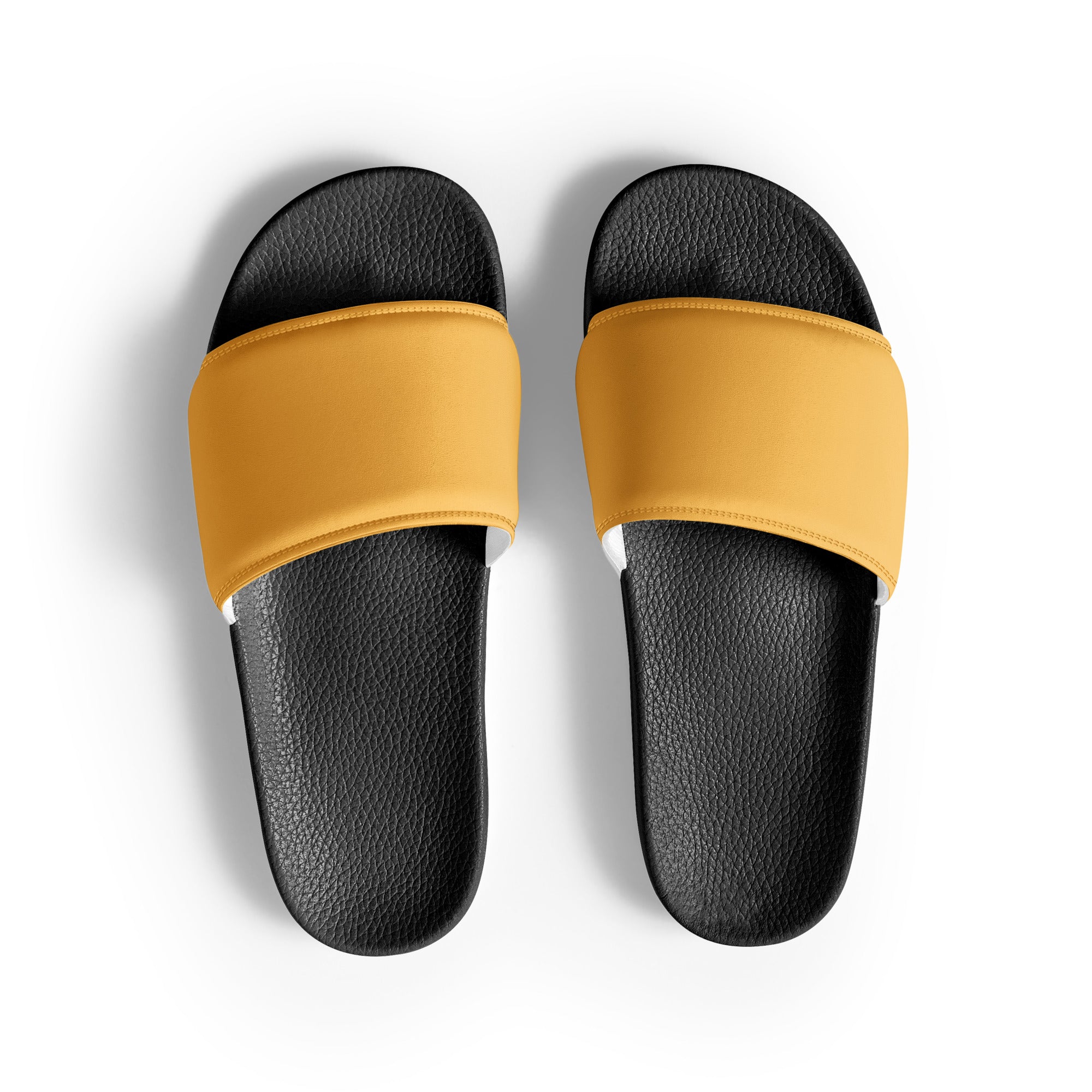 Golden Tainoi Color Men's Slides by Visual Verse - Image 1