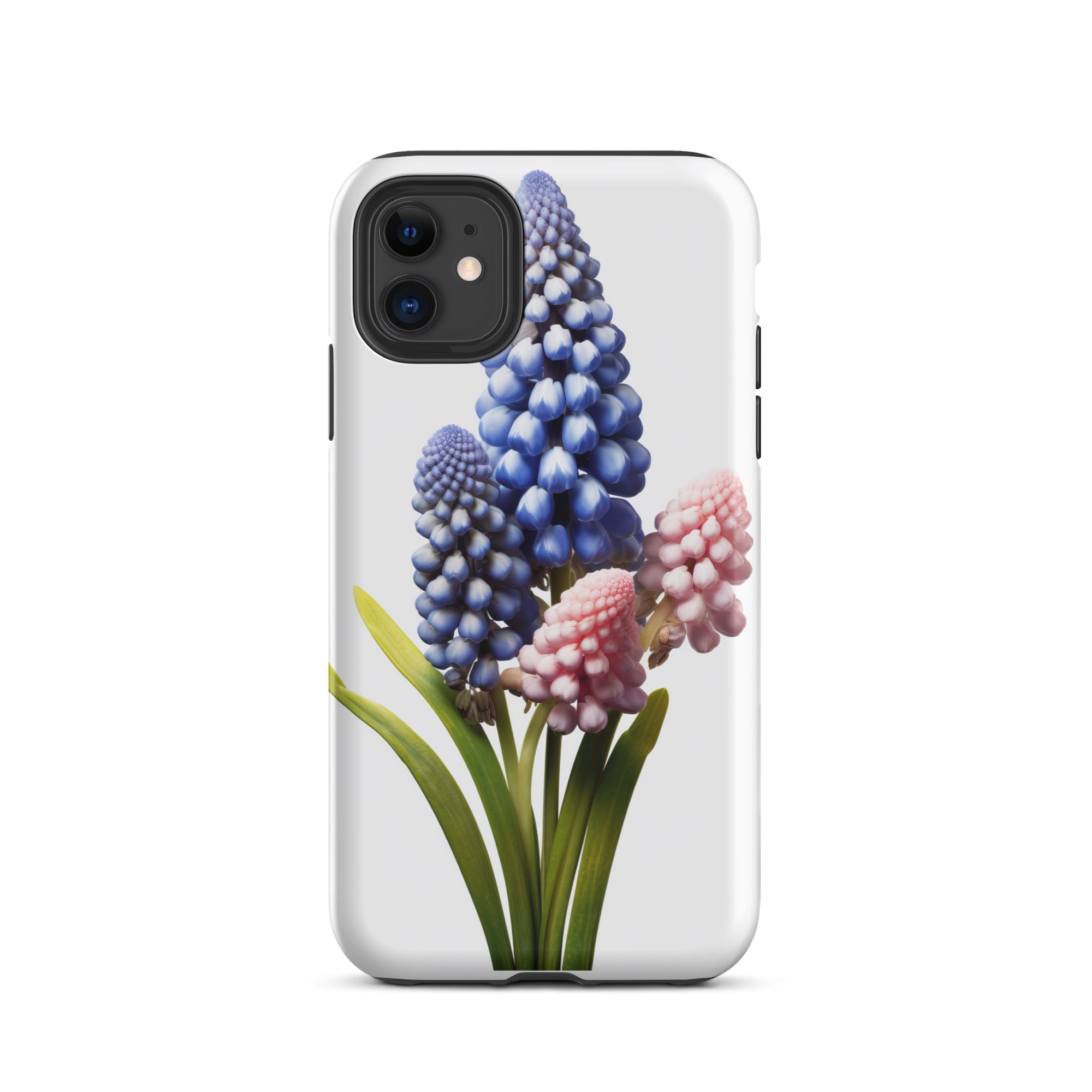 Grape Hyacinth Flower iPhone Case by Visual Verse - Image 2