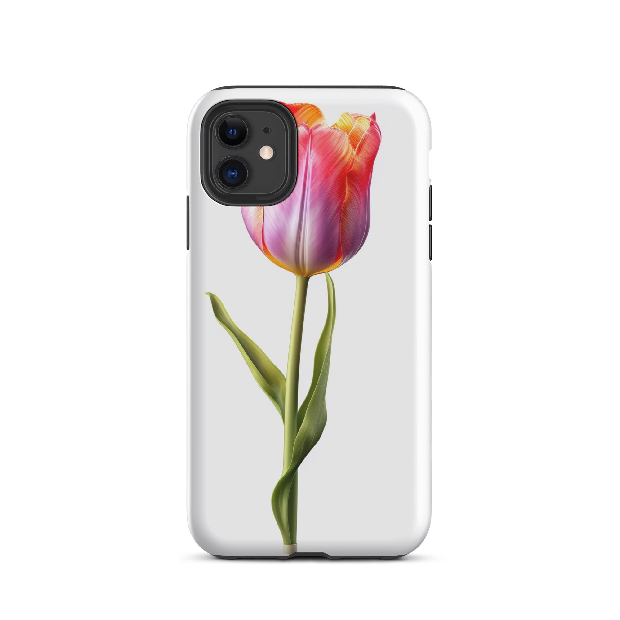 Growing Tulip Flower iPhone Case by Visual Verse - Image 2