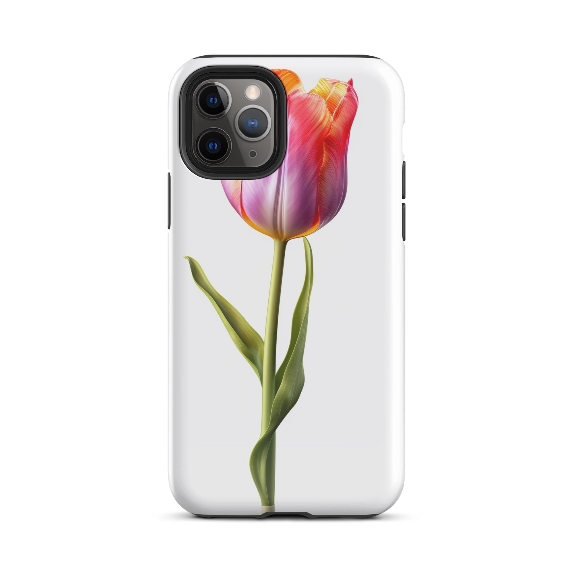 Growing Tulip Flower iPhone Case by Visual Verse - Image 3