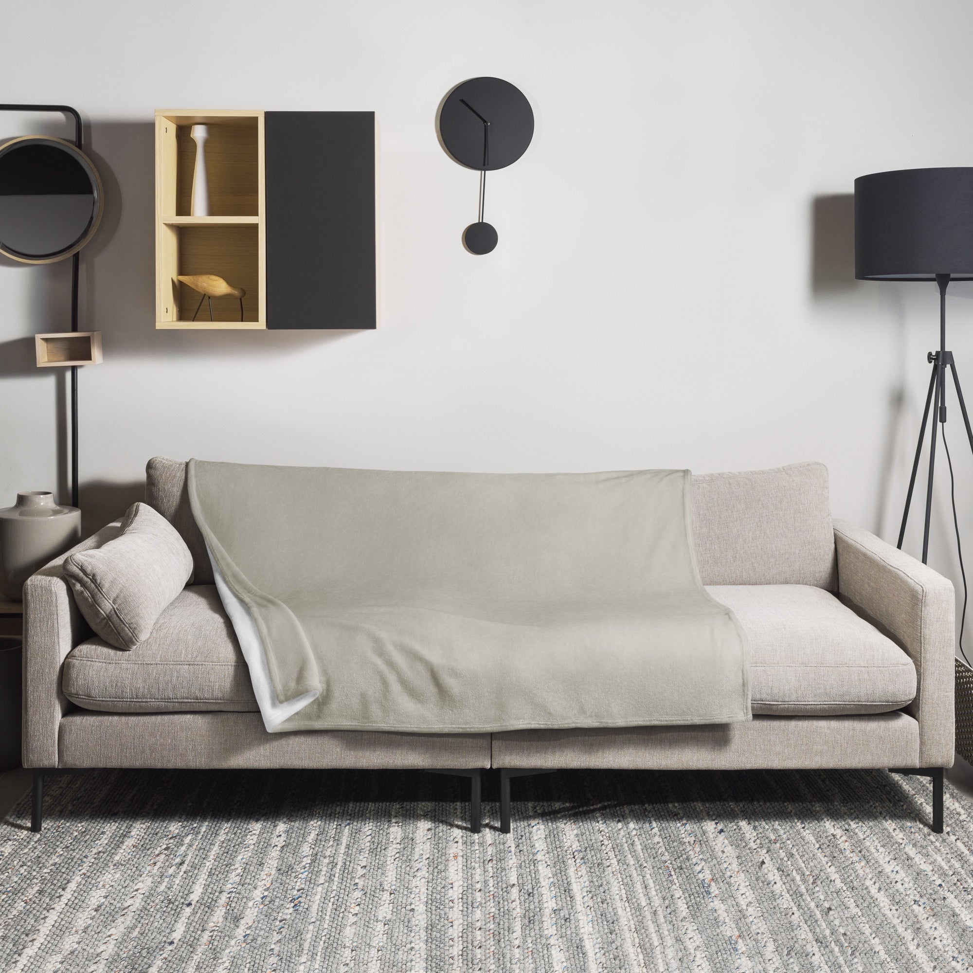 Half Truffle Color Blanket by Visual Verse - Image 1