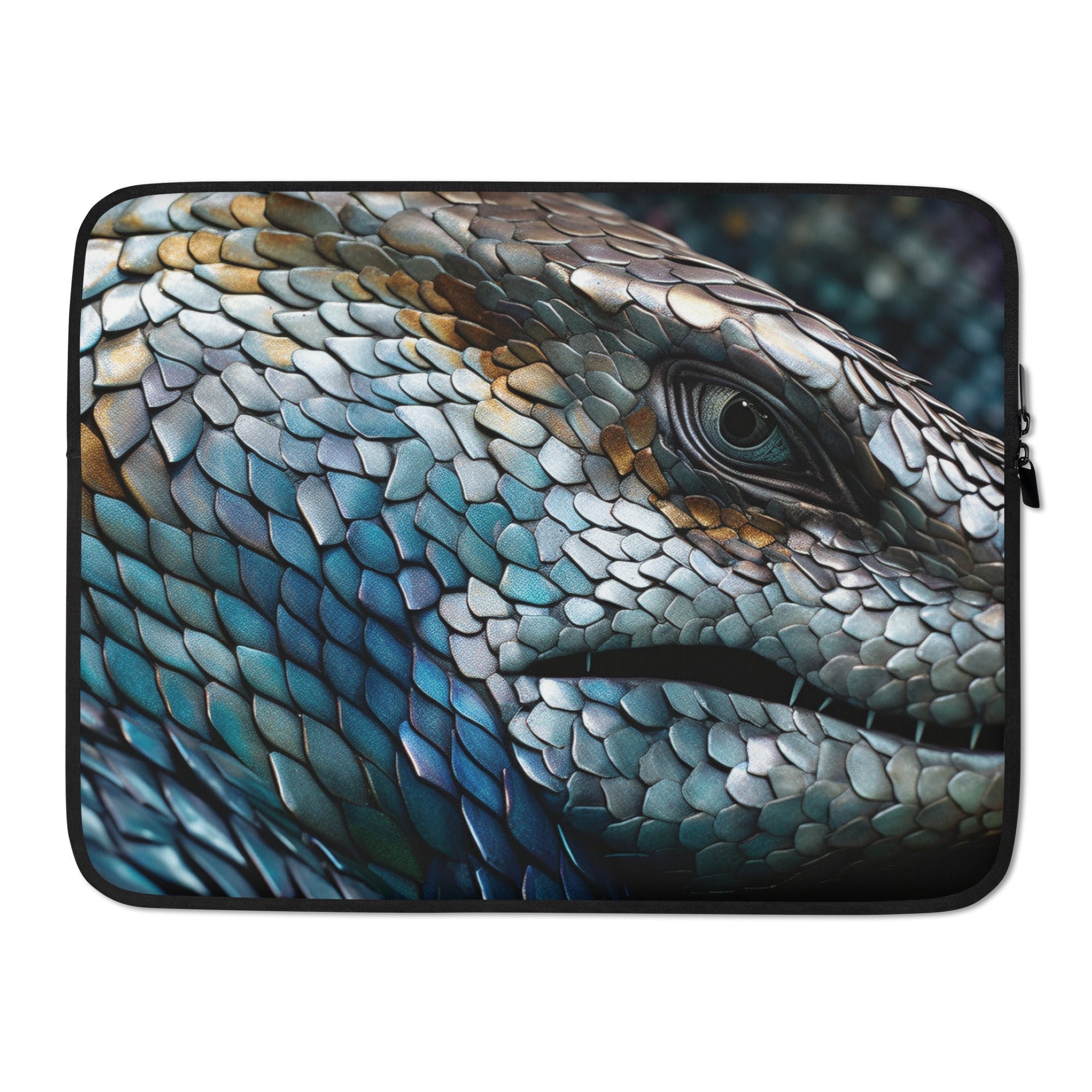 Hammerhead Shark Skin Laptop Sleeve by Visual Verse - Image 1