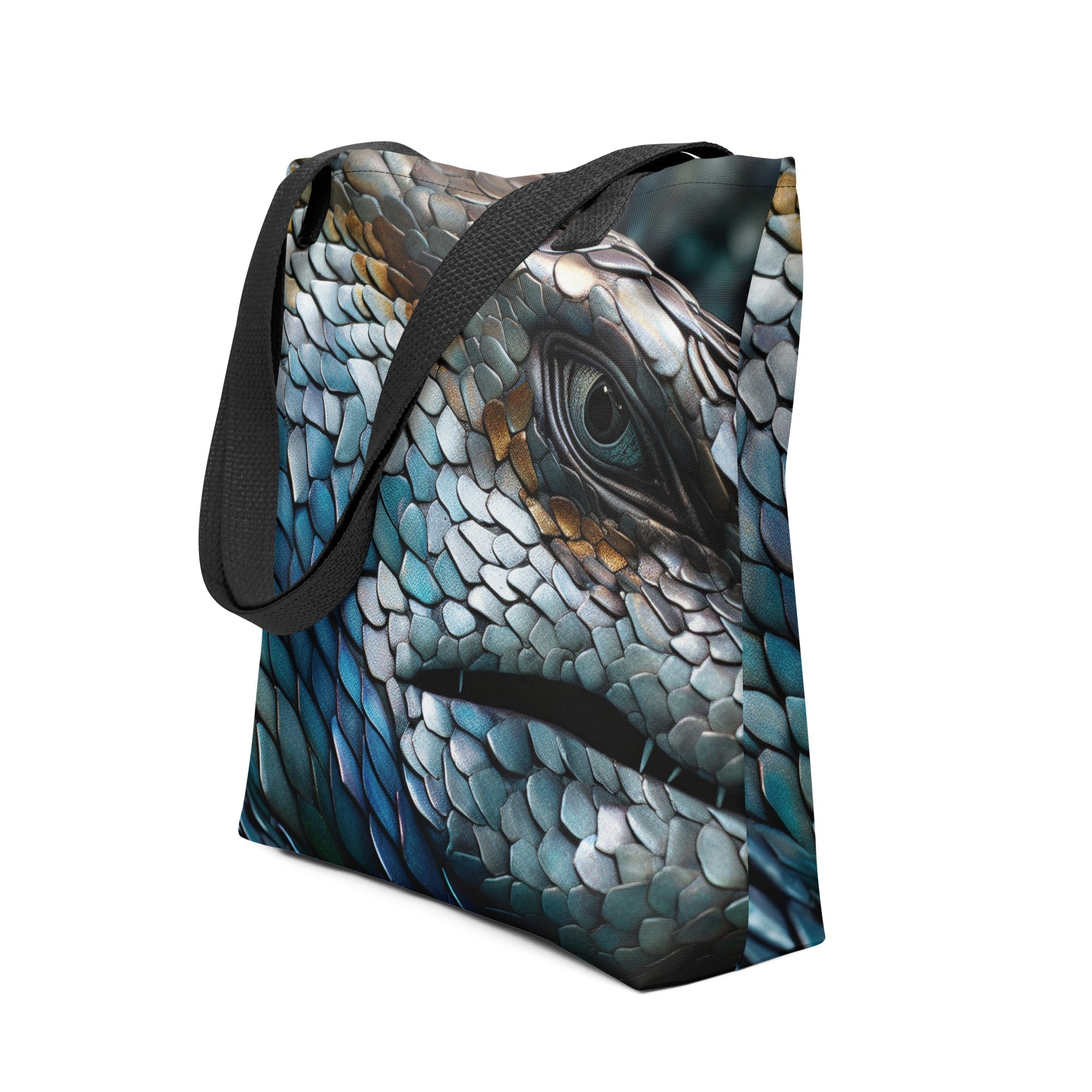 Hammerhead Shark Skin Tote Bag by Visual Verse - Image 1
