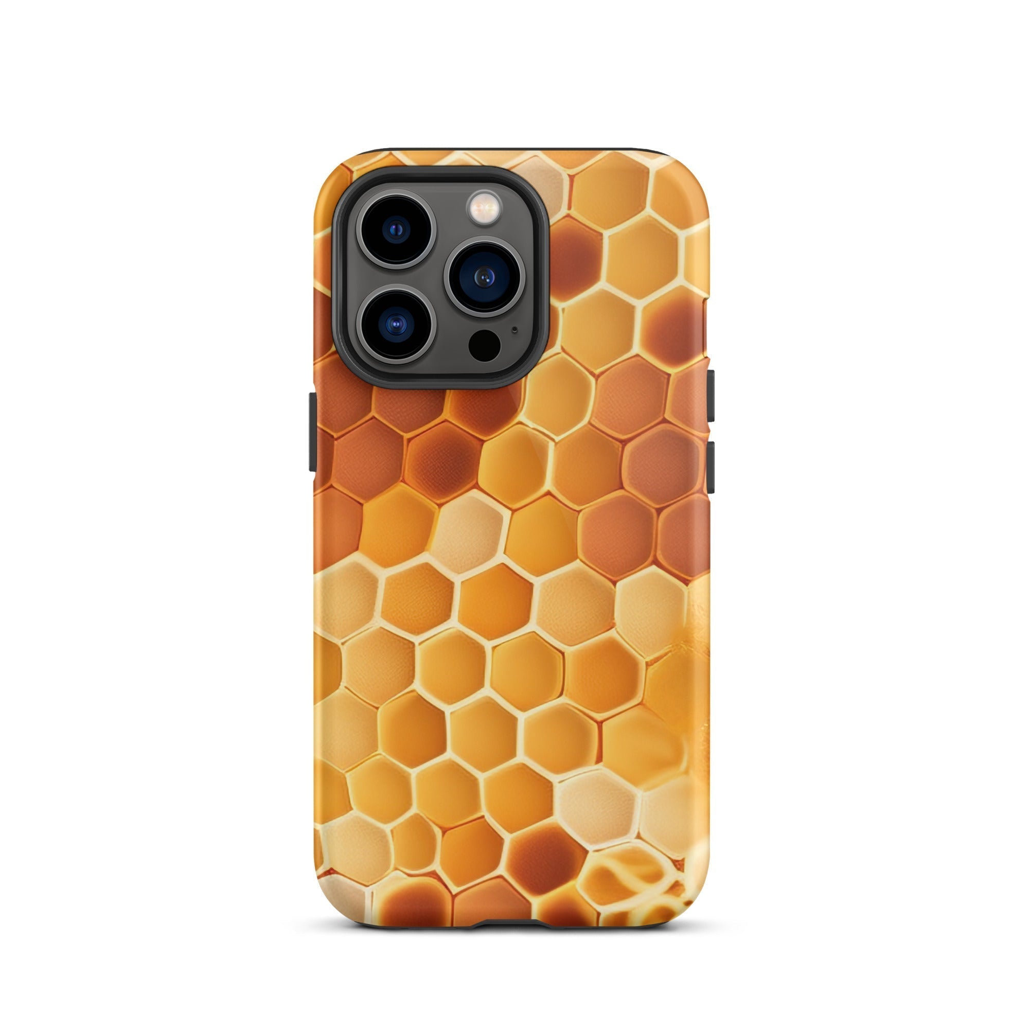 Hexagonal Honeybee Hives iPhone Case by Visual Verse - Image 19