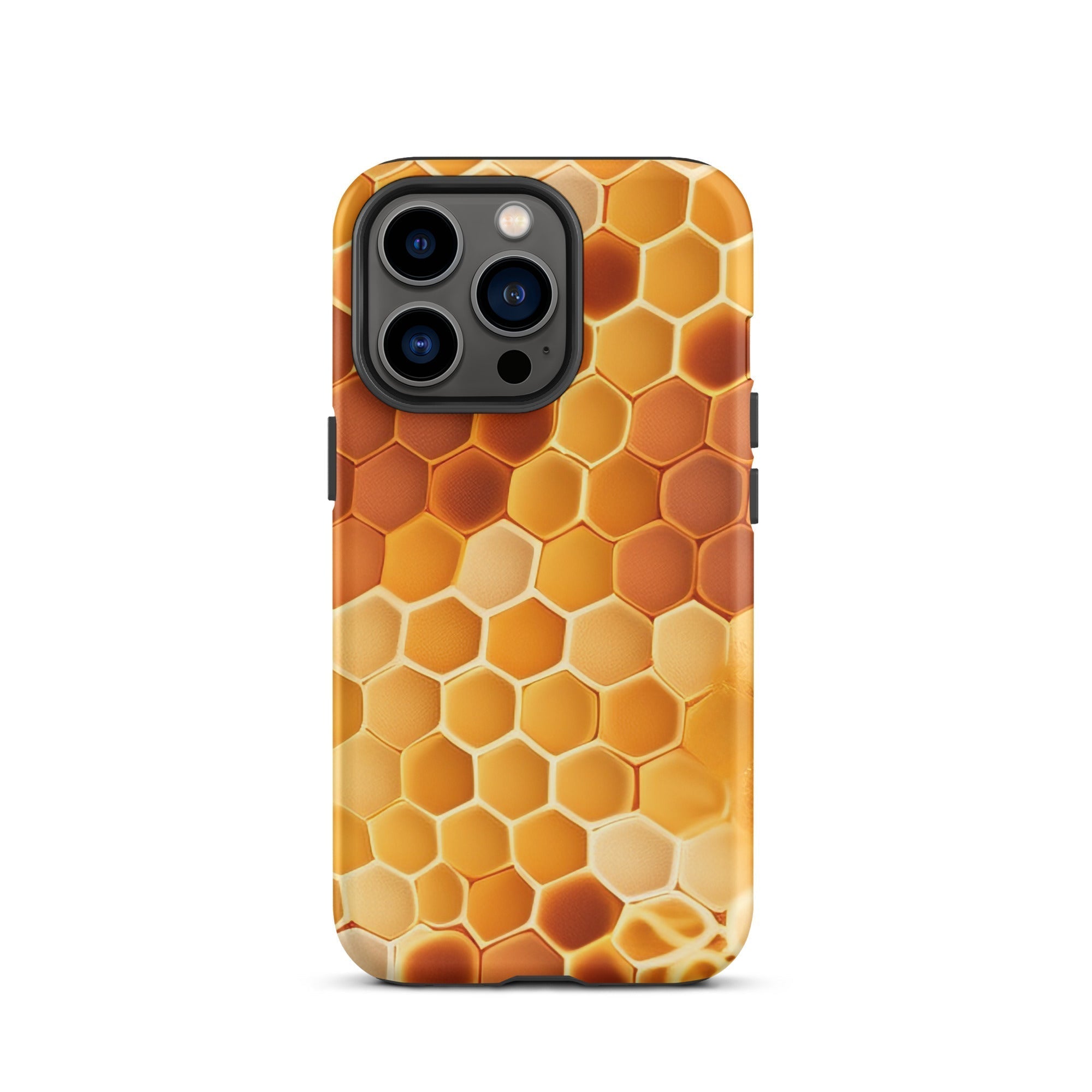 Hexagonal Honeybee Hives iPhone Case by Visual Verse - Image 20