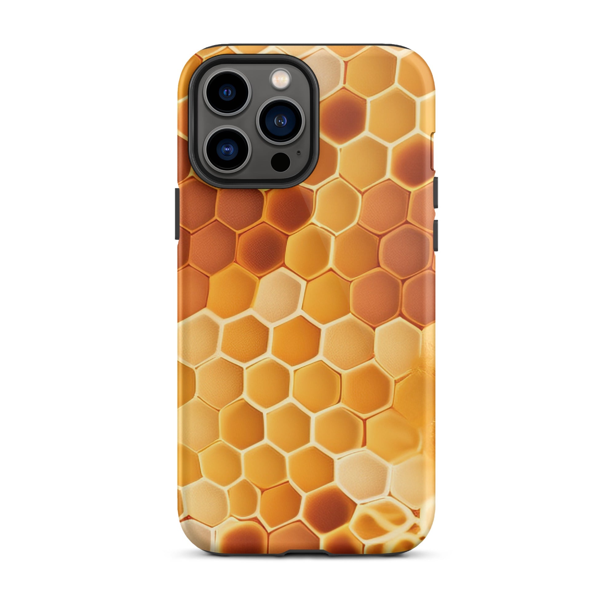 Hexagonal Honeybee Hives iPhone Case by Visual Verse - Image 21