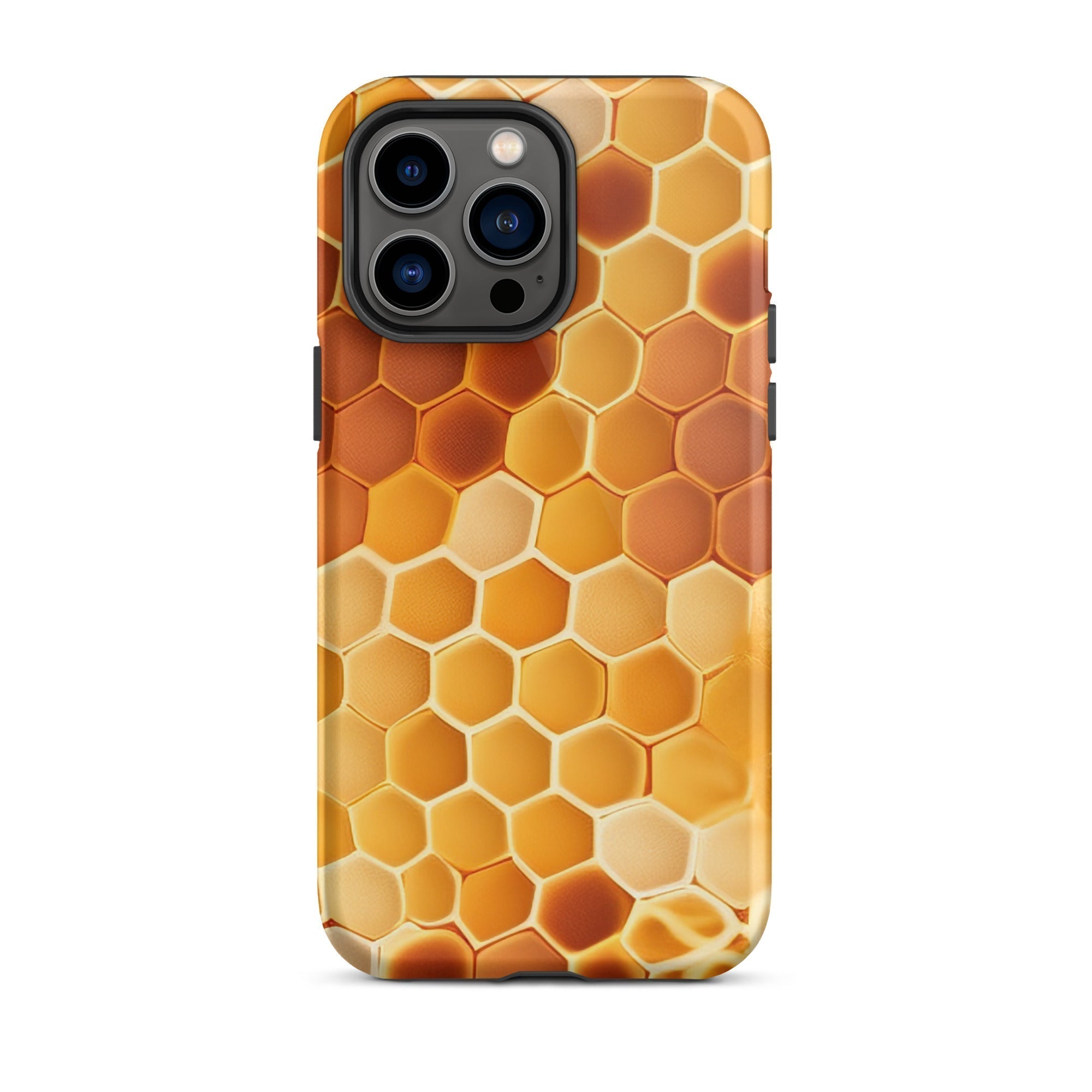 Hexagonal Honeybee Hives iPhone Case by Visual Verse - Image 29
