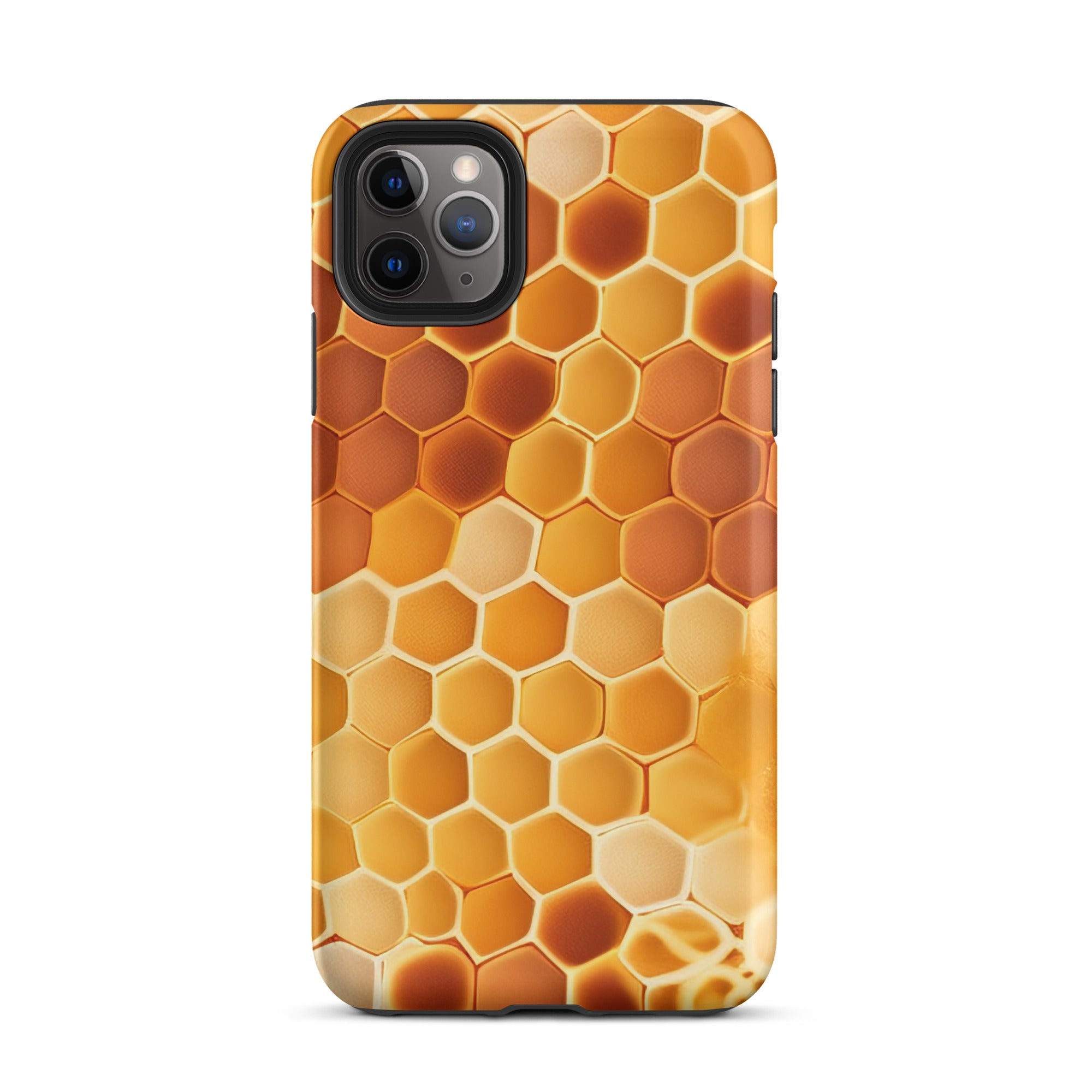 Hexagonal Honeybee Hives iPhone Case by Visual Verse - Image 6