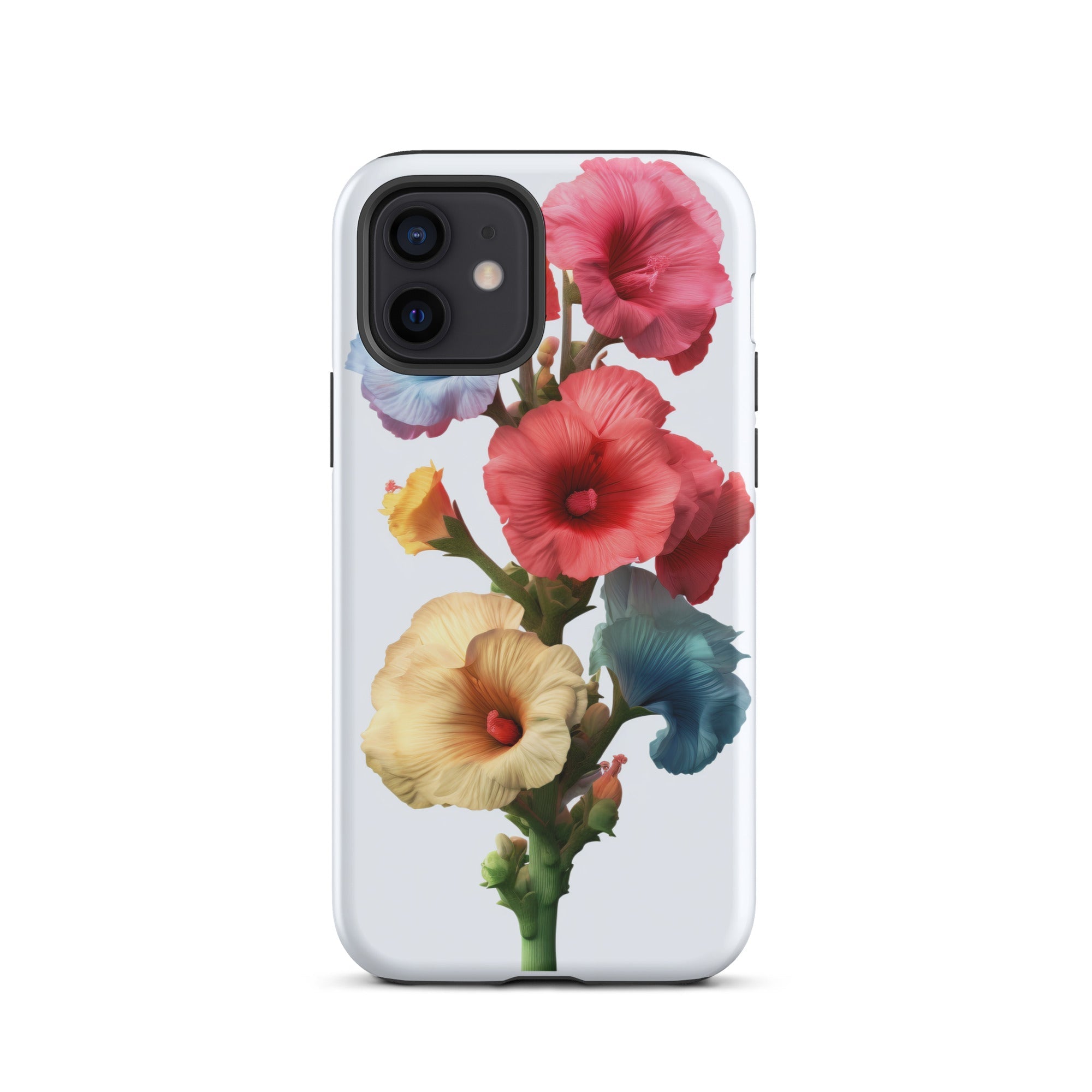 Hollyhock Flower iPhone Case by Visual Verse - Image 10