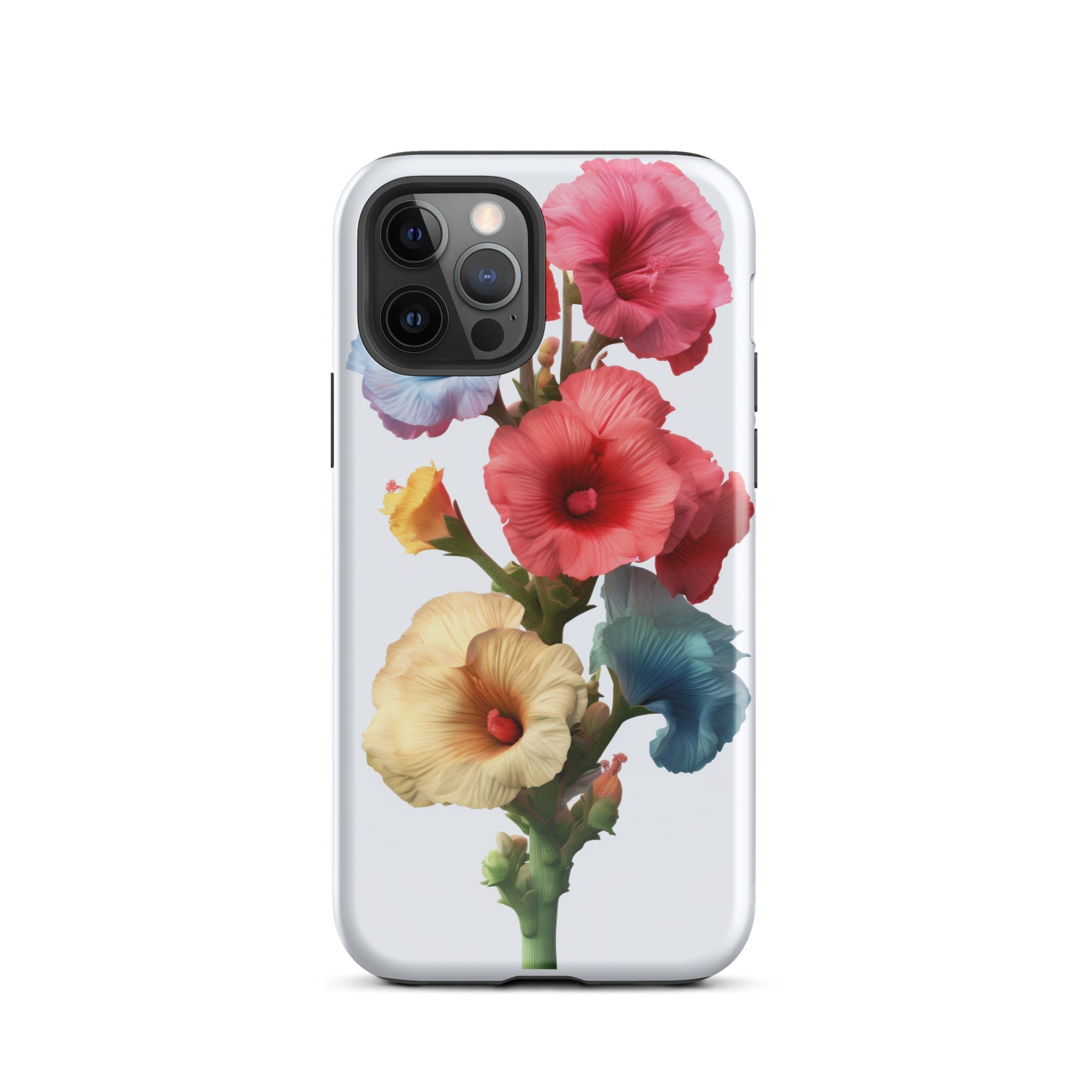 Hollyhock Flower iPhone Case by Visual Verse - Image 11