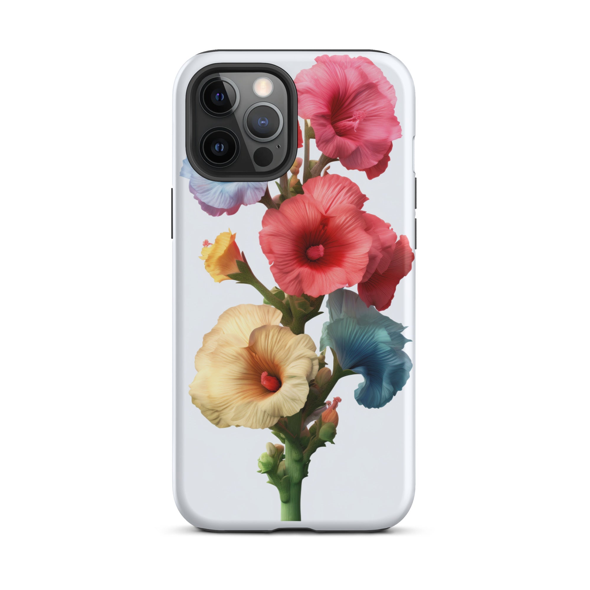 Hollyhock Flower iPhone Case by Visual Verse - Image 14