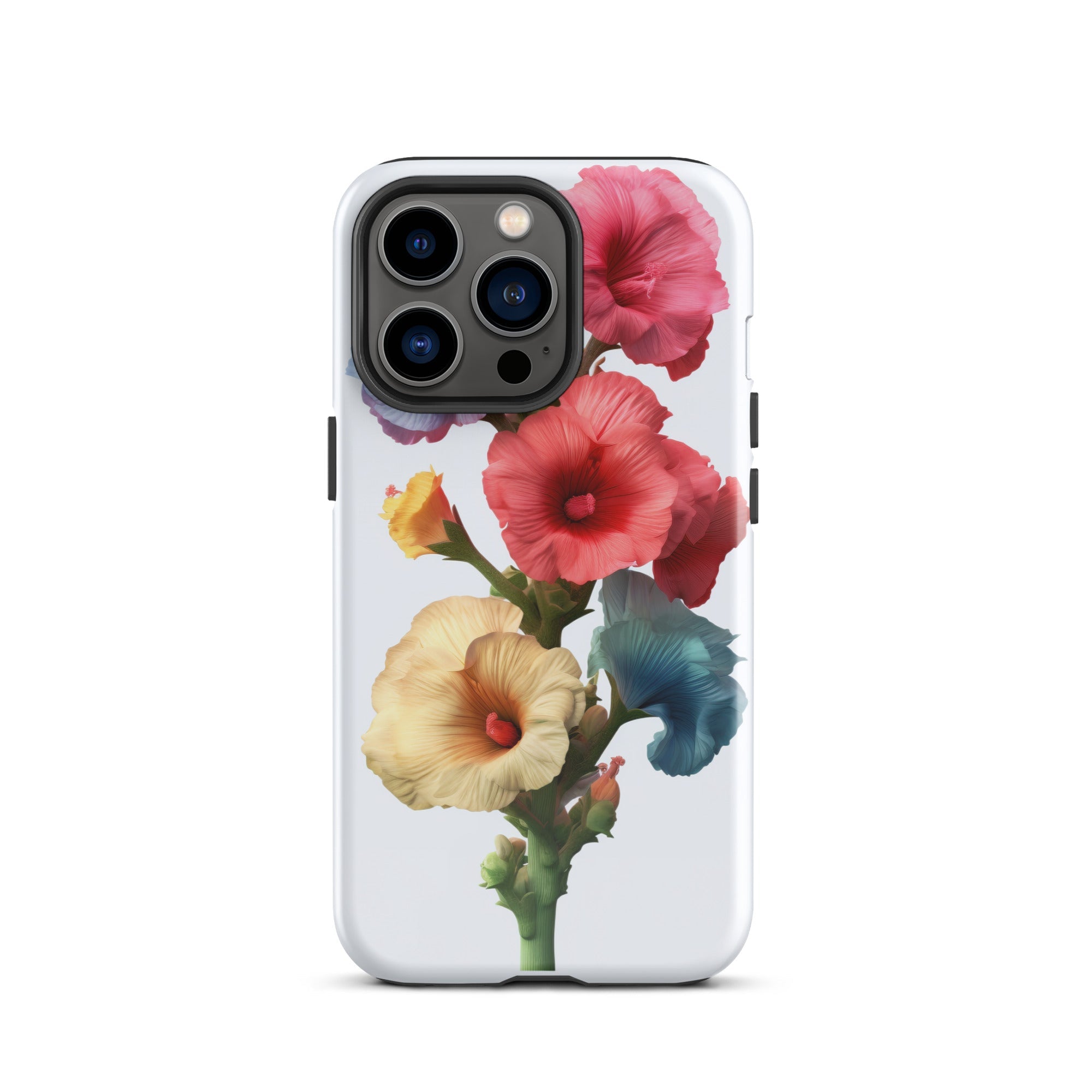 Hollyhock Flower iPhone Case by Visual Verse - Image 19
