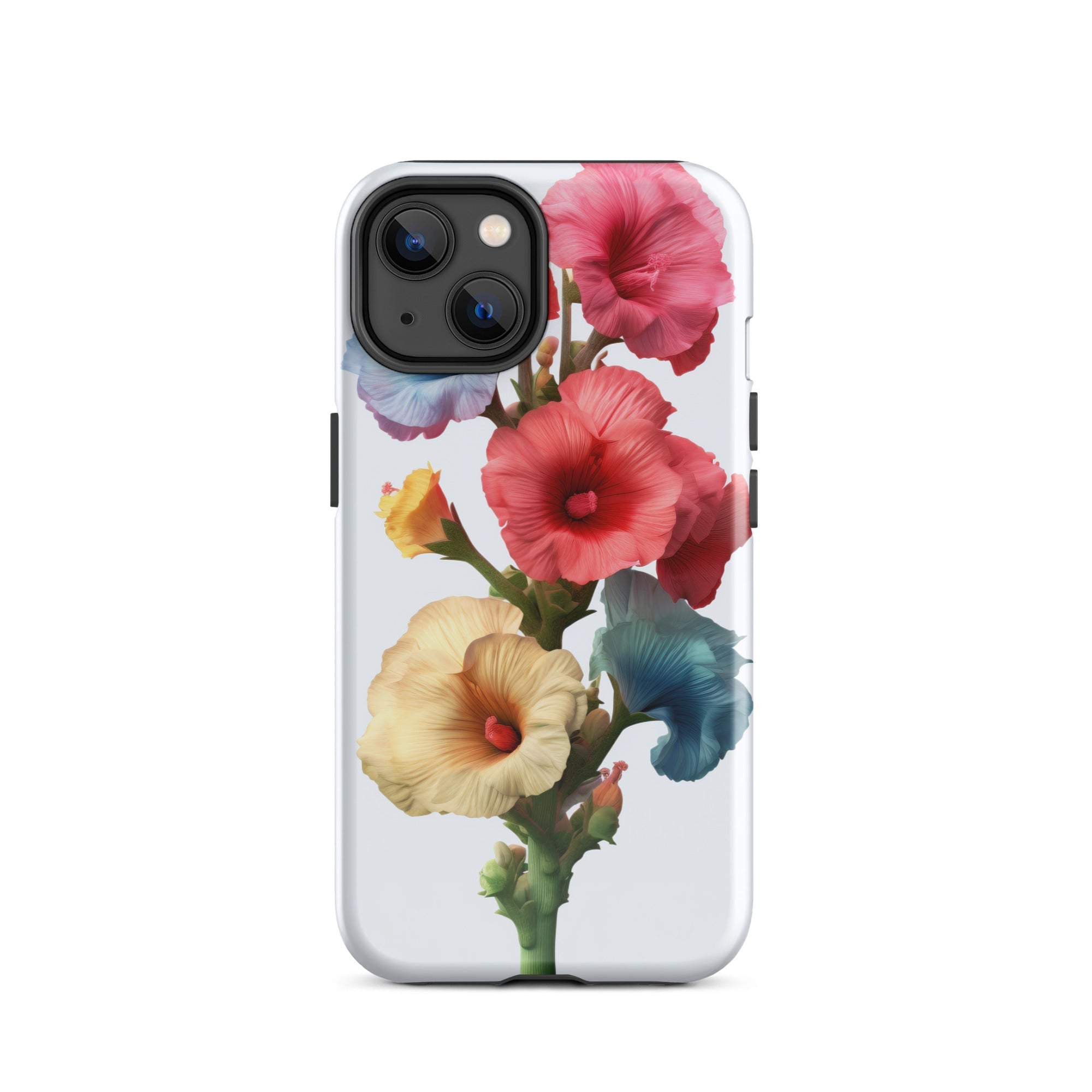 Hollyhock Flower iPhone Case by Visual Verse - Image 23