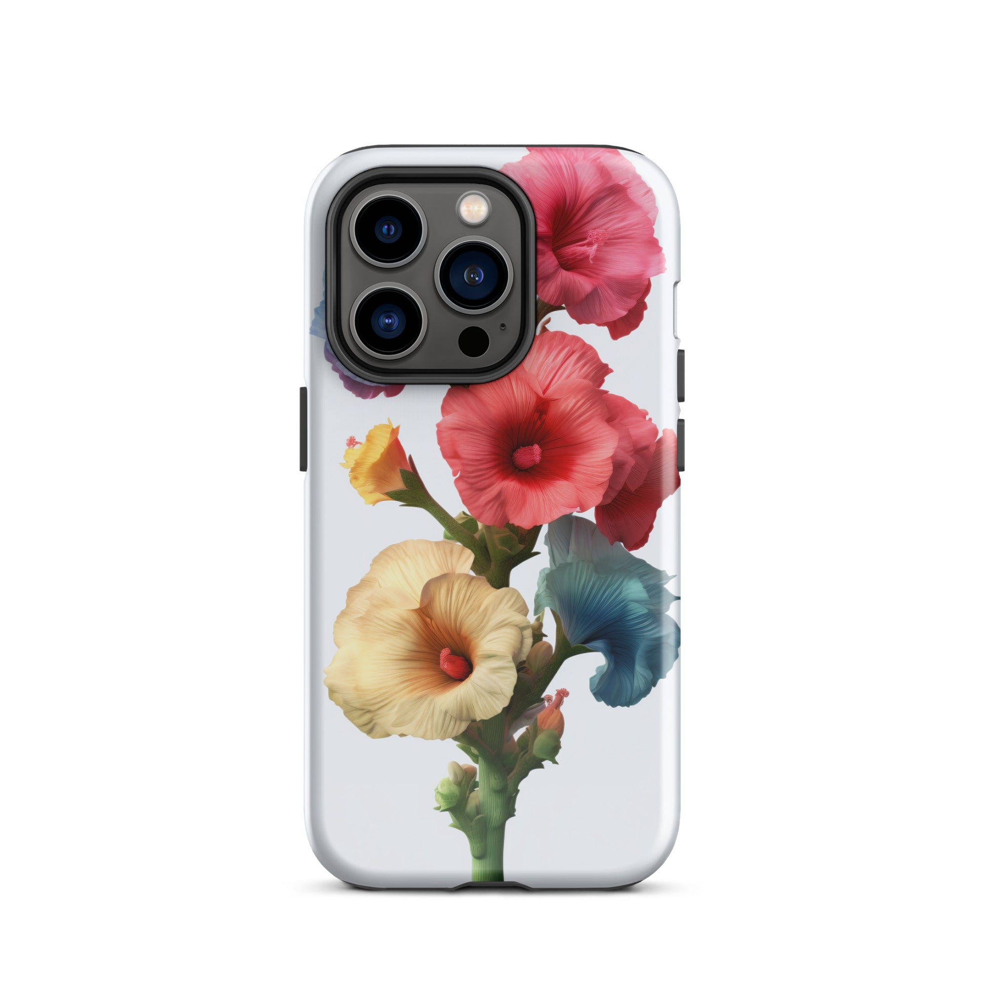 Hollyhock Flower iPhone Case by Visual Verse - Image 27