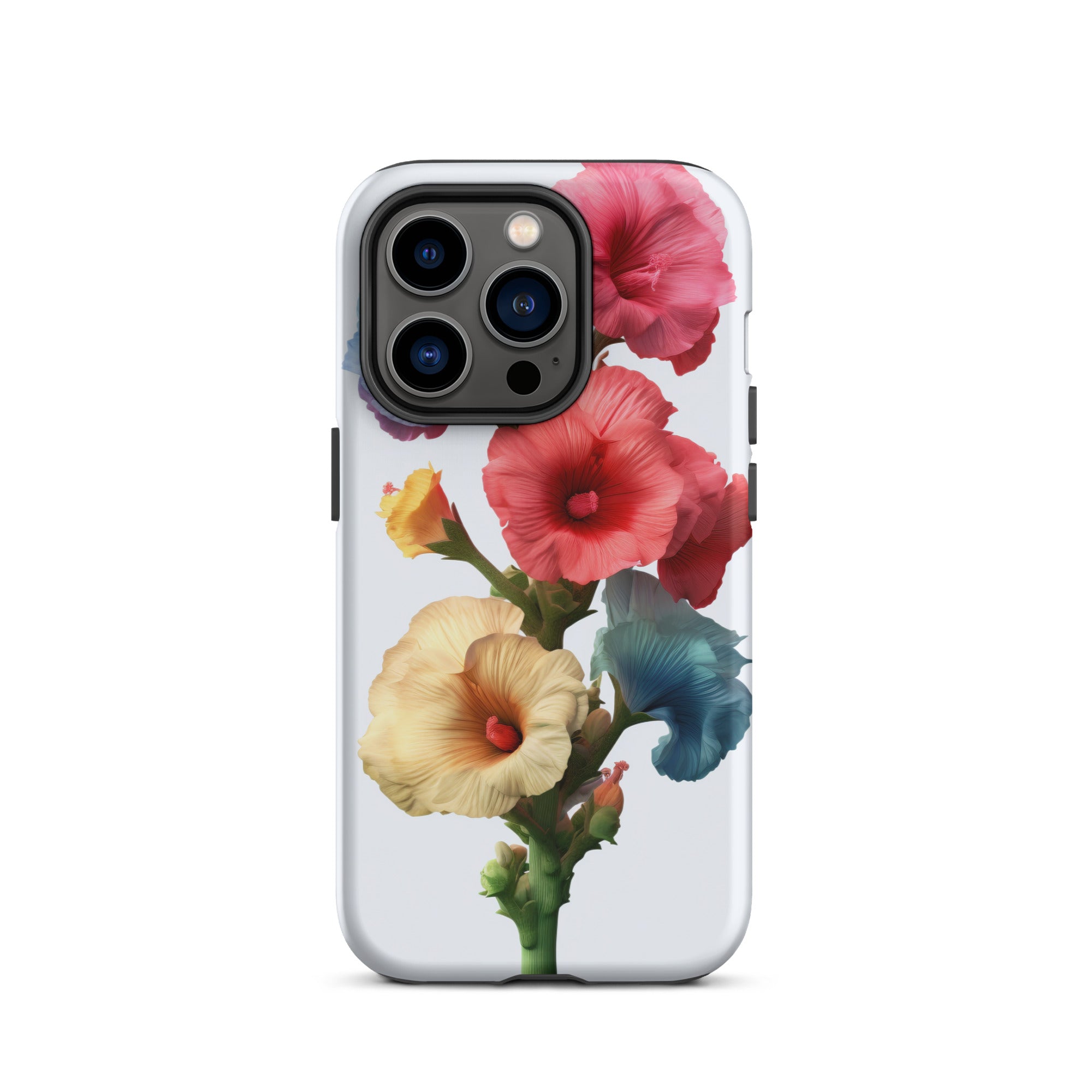 Hollyhock Flower iPhone Case by Visual Verse - Image 28