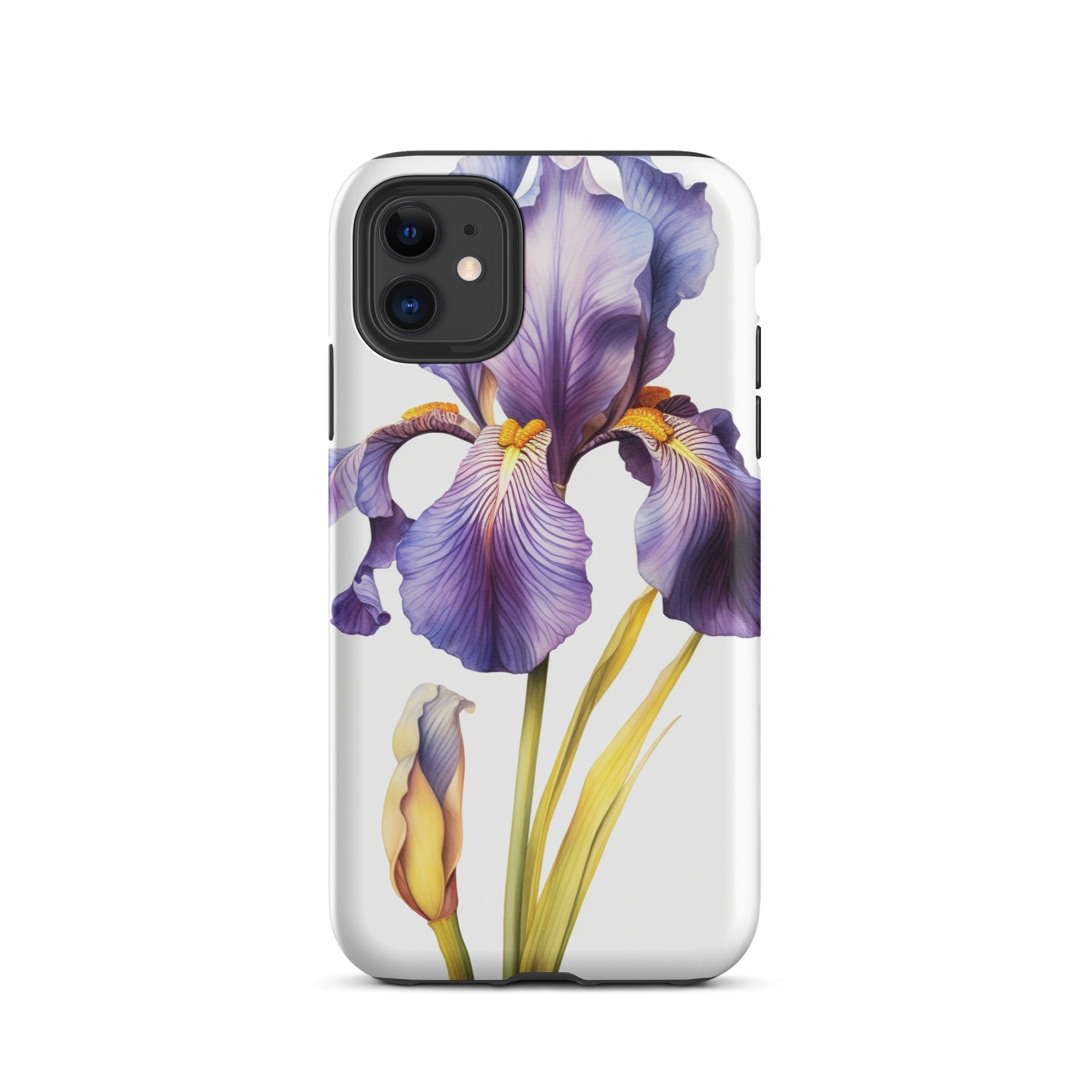 Iris Flower iPhone Case by Visual Verse - Image 2