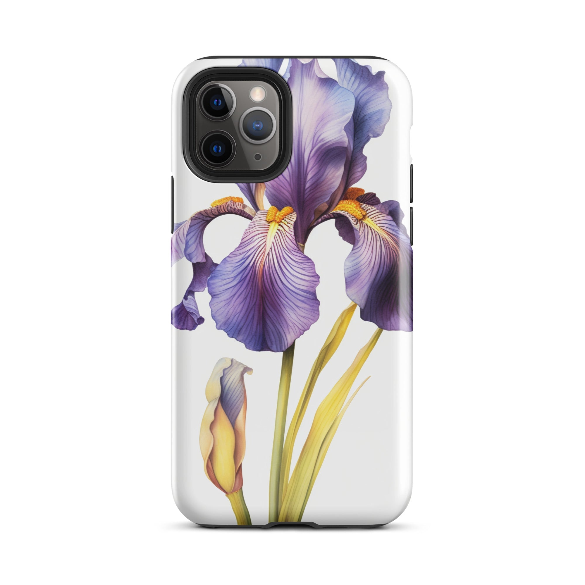 Iris Flower iPhone Case by Visual Verse - Image 3