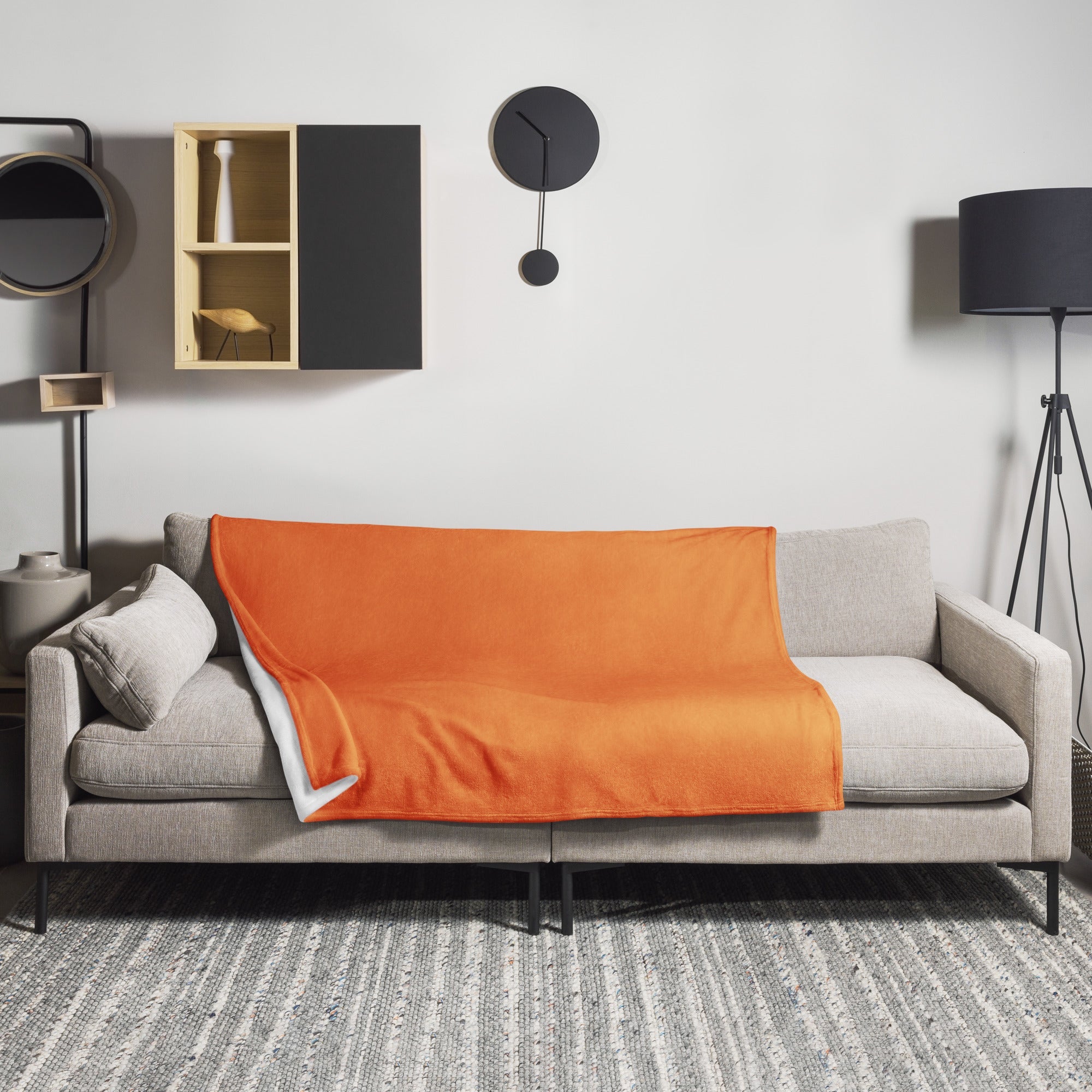 Irish Orange Color Blanket by Visual Verse - Image 1