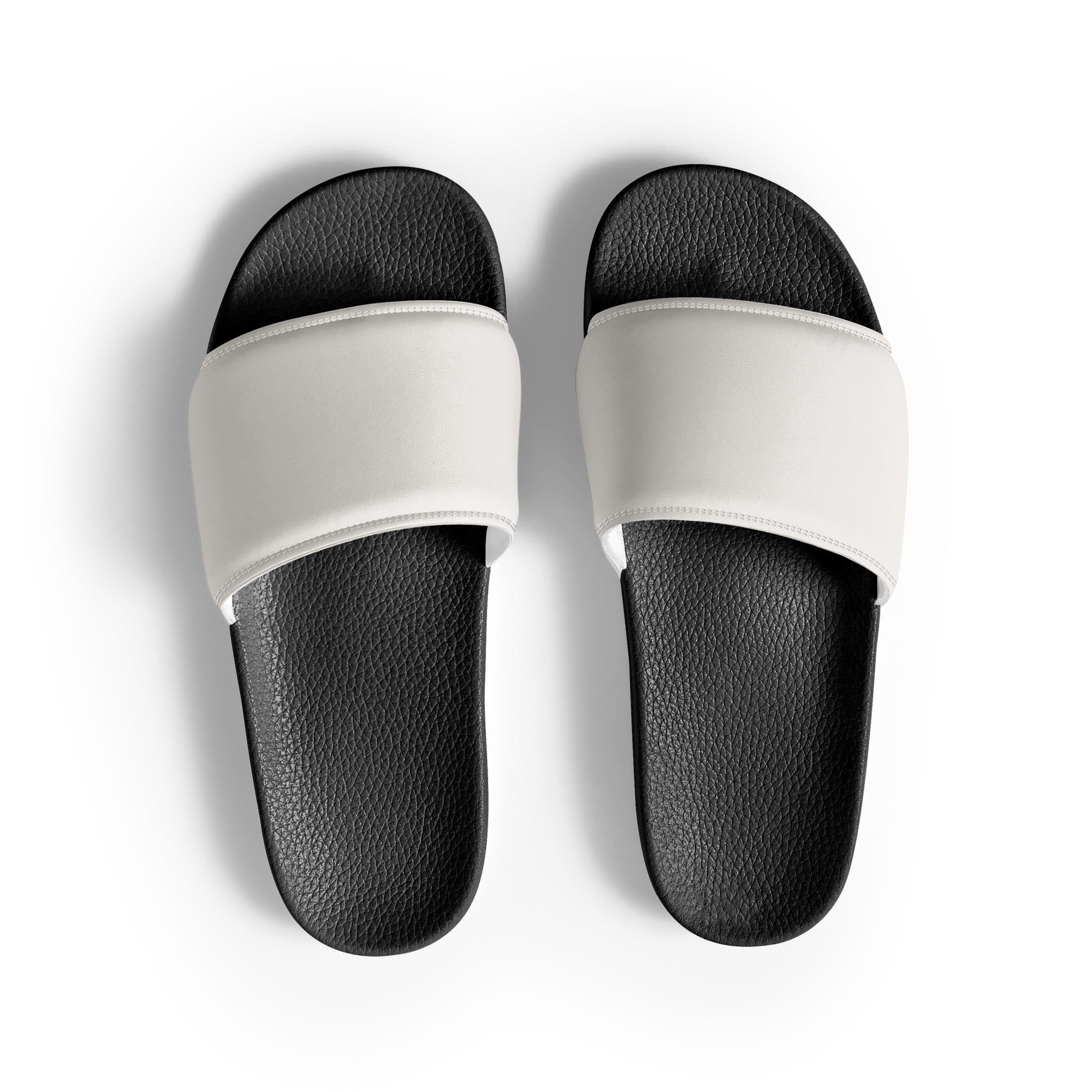 Isabelline Color Men's Slides by Visual Verse - Image 1