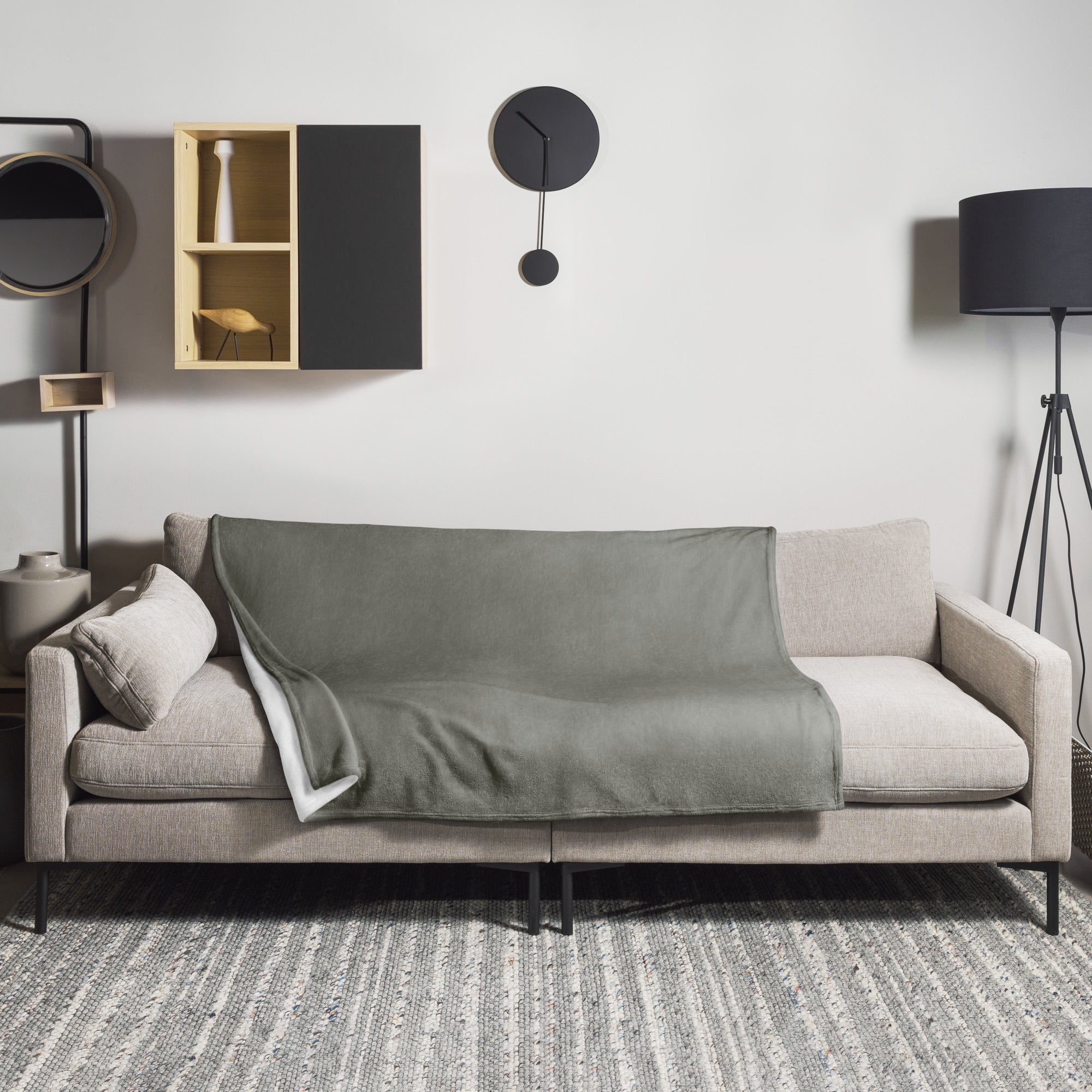 Ivory Color Blanket by Visual Verse - Image 1