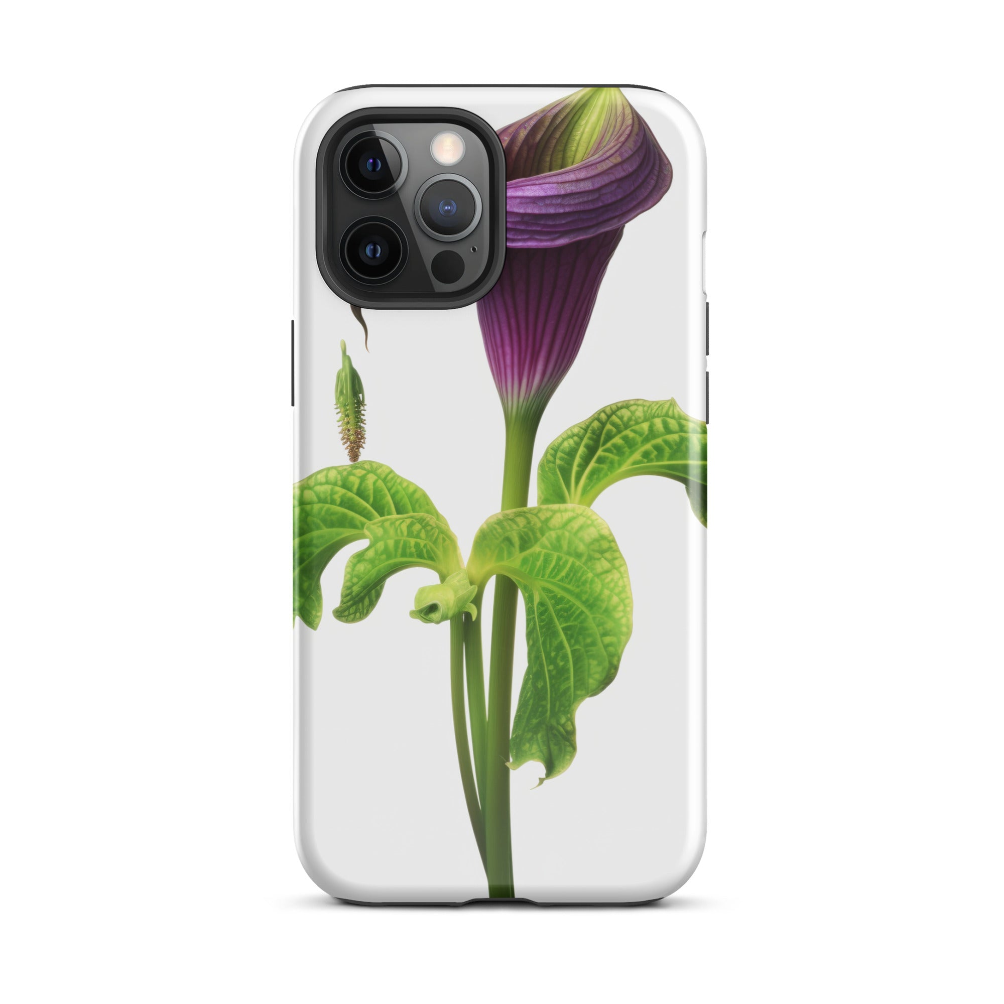 Jack In The Pulpit Flower iPhone Case by Visual Verse - Image 6
