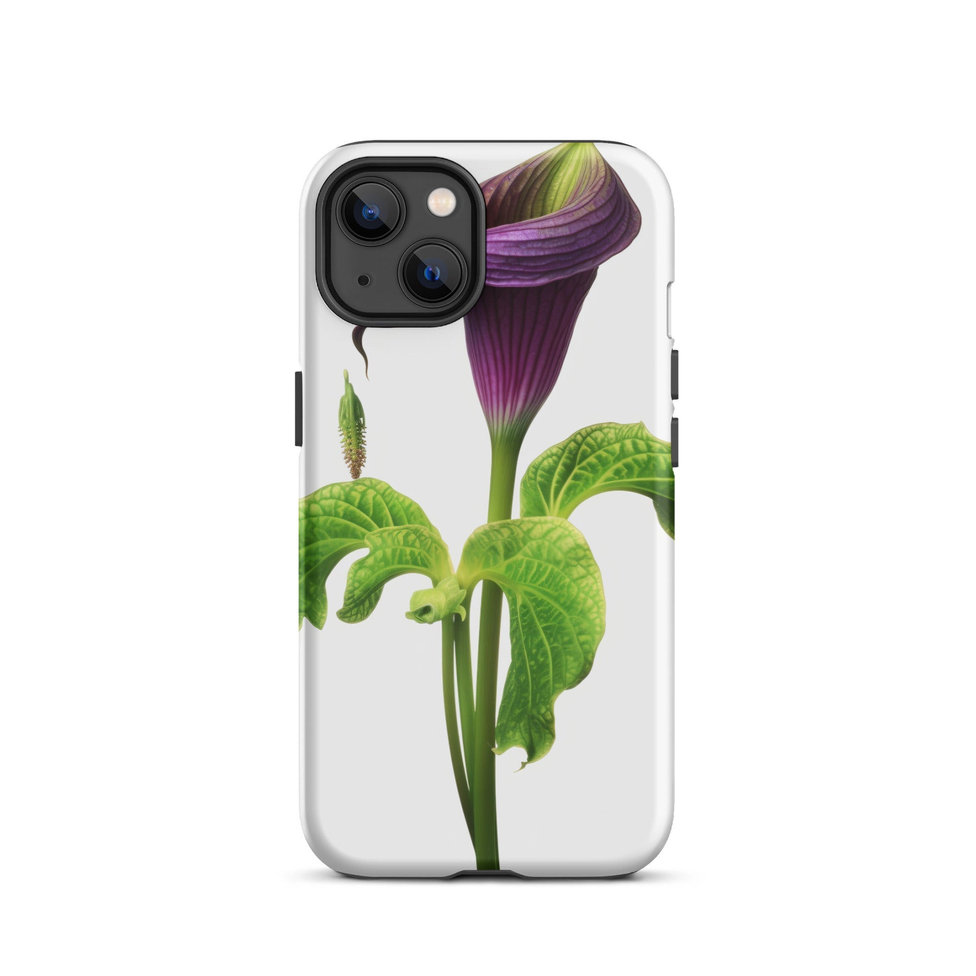 Jack In The Pulpit Flower iPhone Case by Visual Verse - Image 11