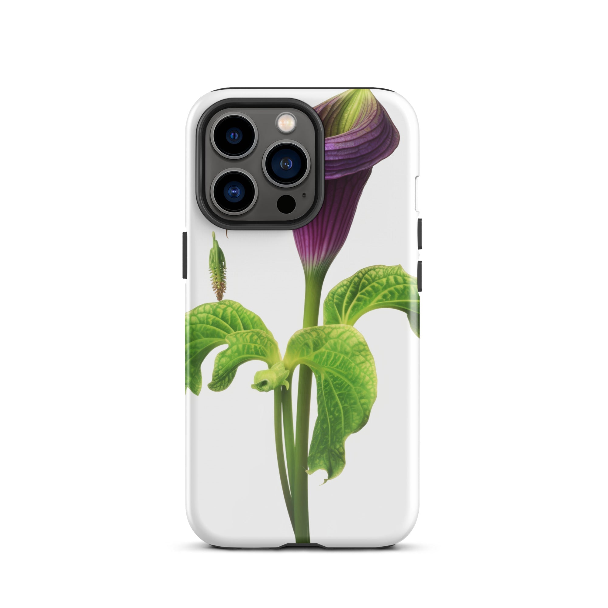 Jack In The Pulpit Flower iPhone Case by Visual Verse - Image 12