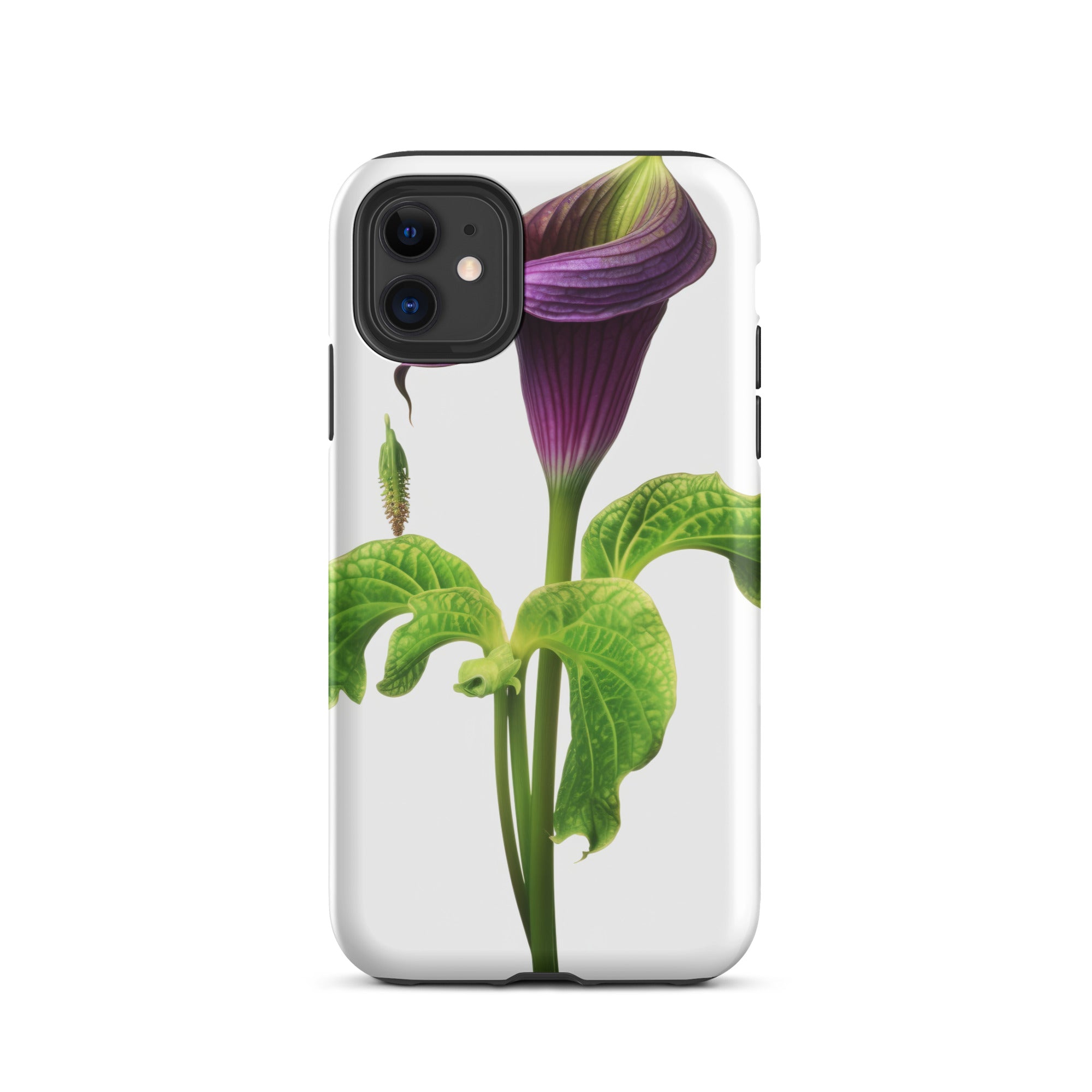Jack In The Pulpit Flower iPhone Case by Visual Verse - Image 2