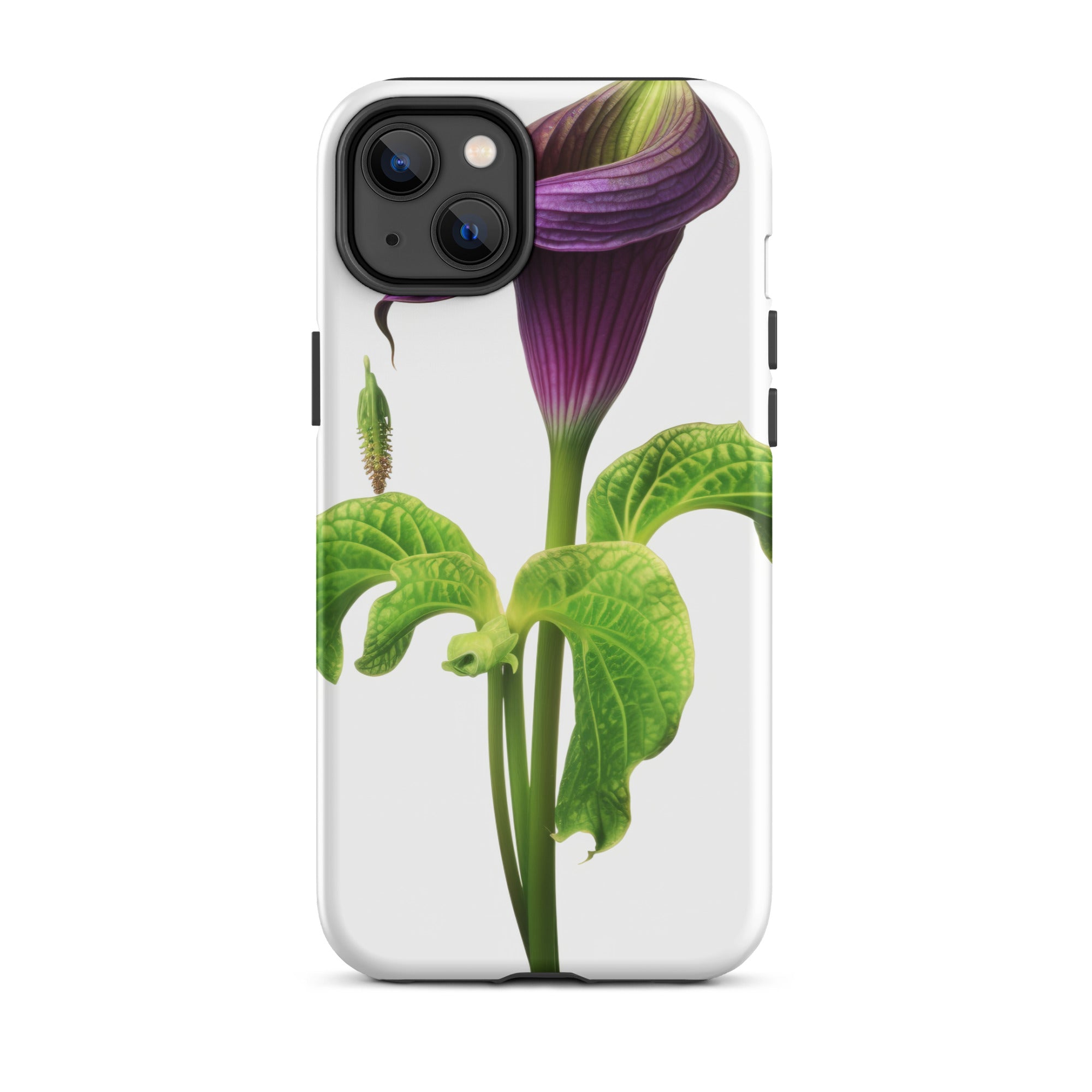 Jack In The Pulpit Flower iPhone Case by Visual Verse - Image 19