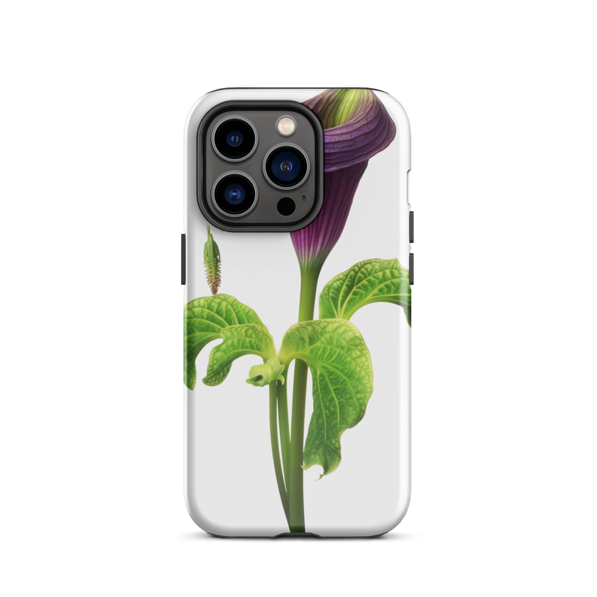 Jack In The Pulpit Flower iPhone Case by Visual Verse - Image 20