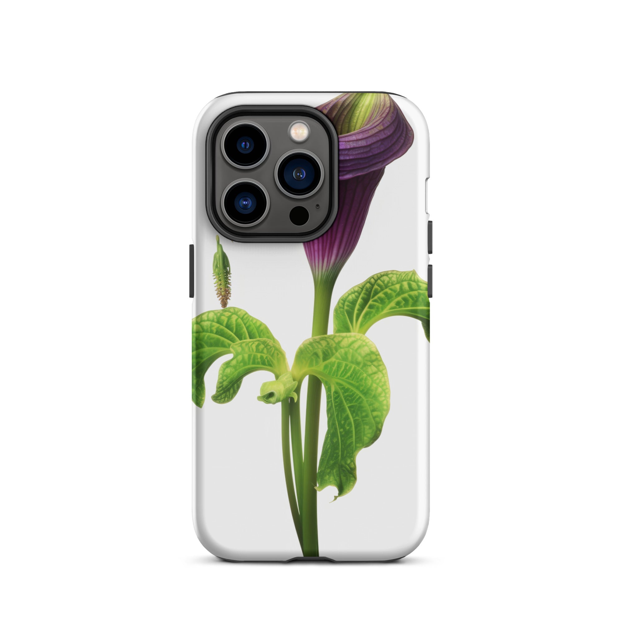 Jack In The Pulpit Flower iPhone Case by Visual Verse - Image 21