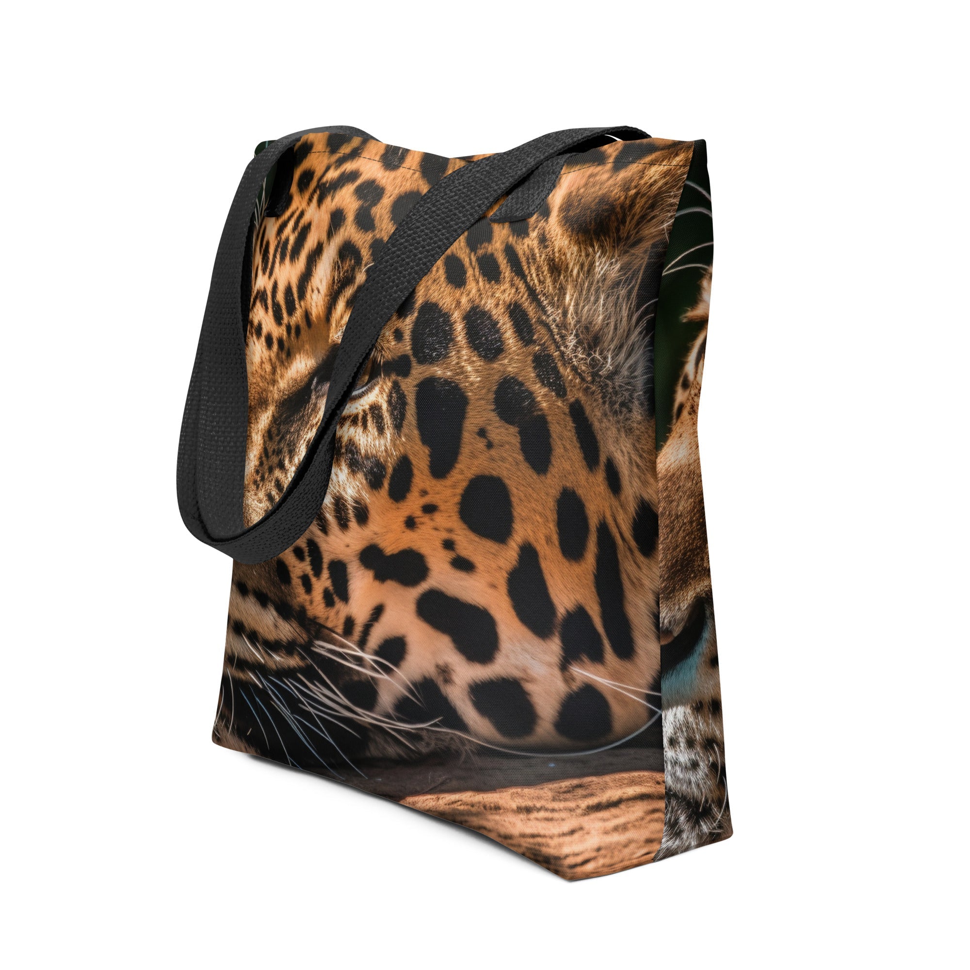 Jaguar Fur Tote Bag by Visual Verse - Image 1