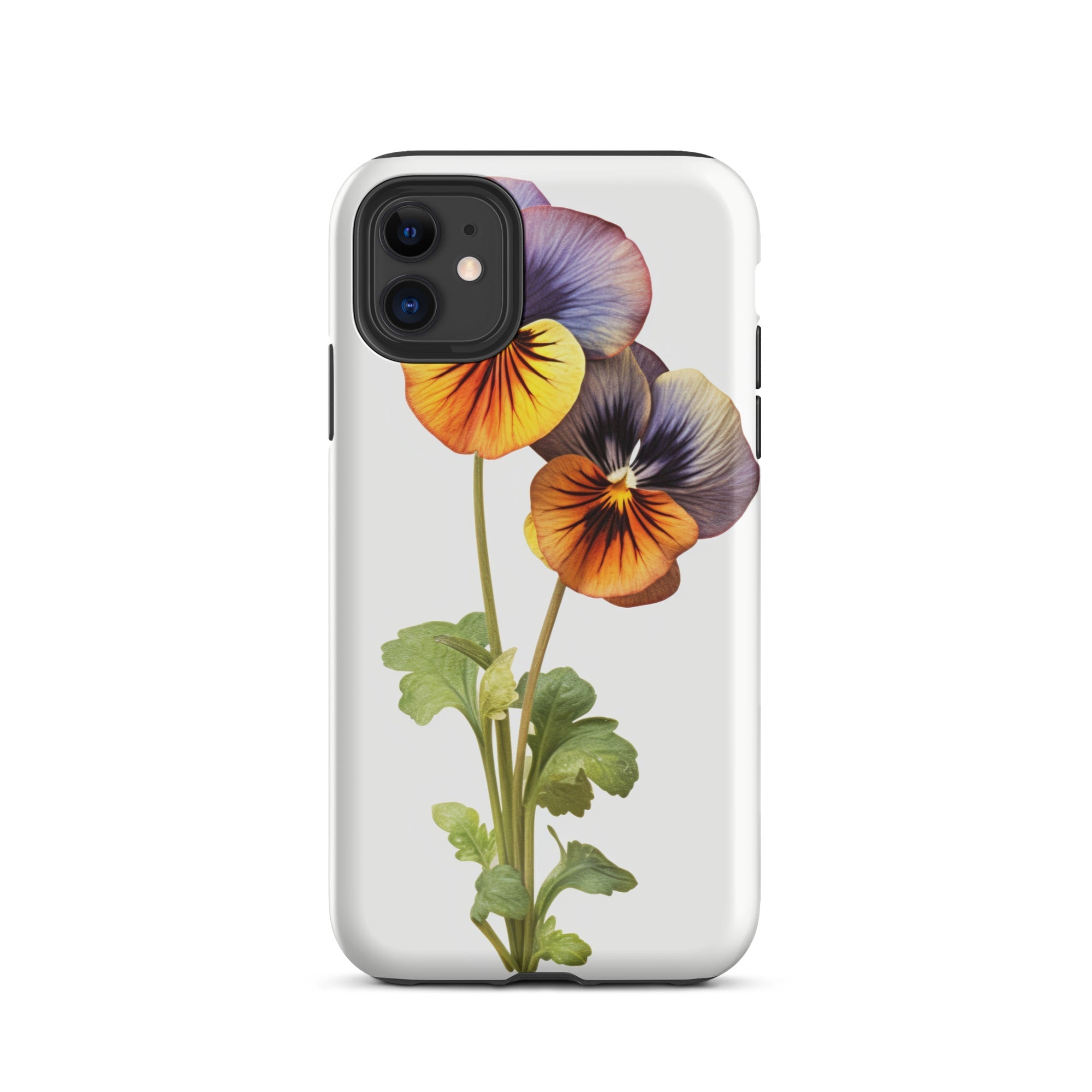 Johnny Jump Up Flower iPhone Case by Visual Verse - Image 2