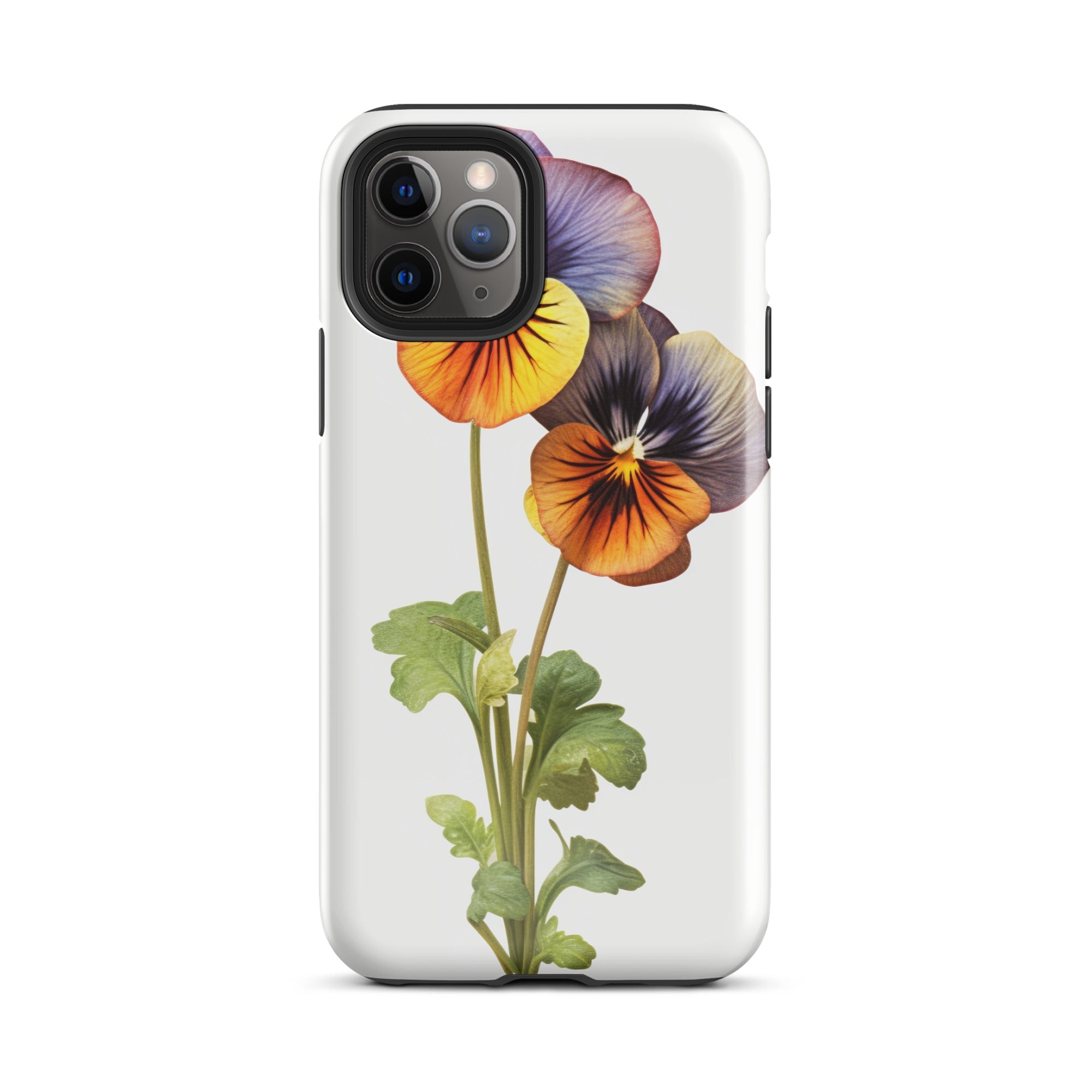 Johnny Jump Up Flower iPhone Case by Visual Verse - Image 3