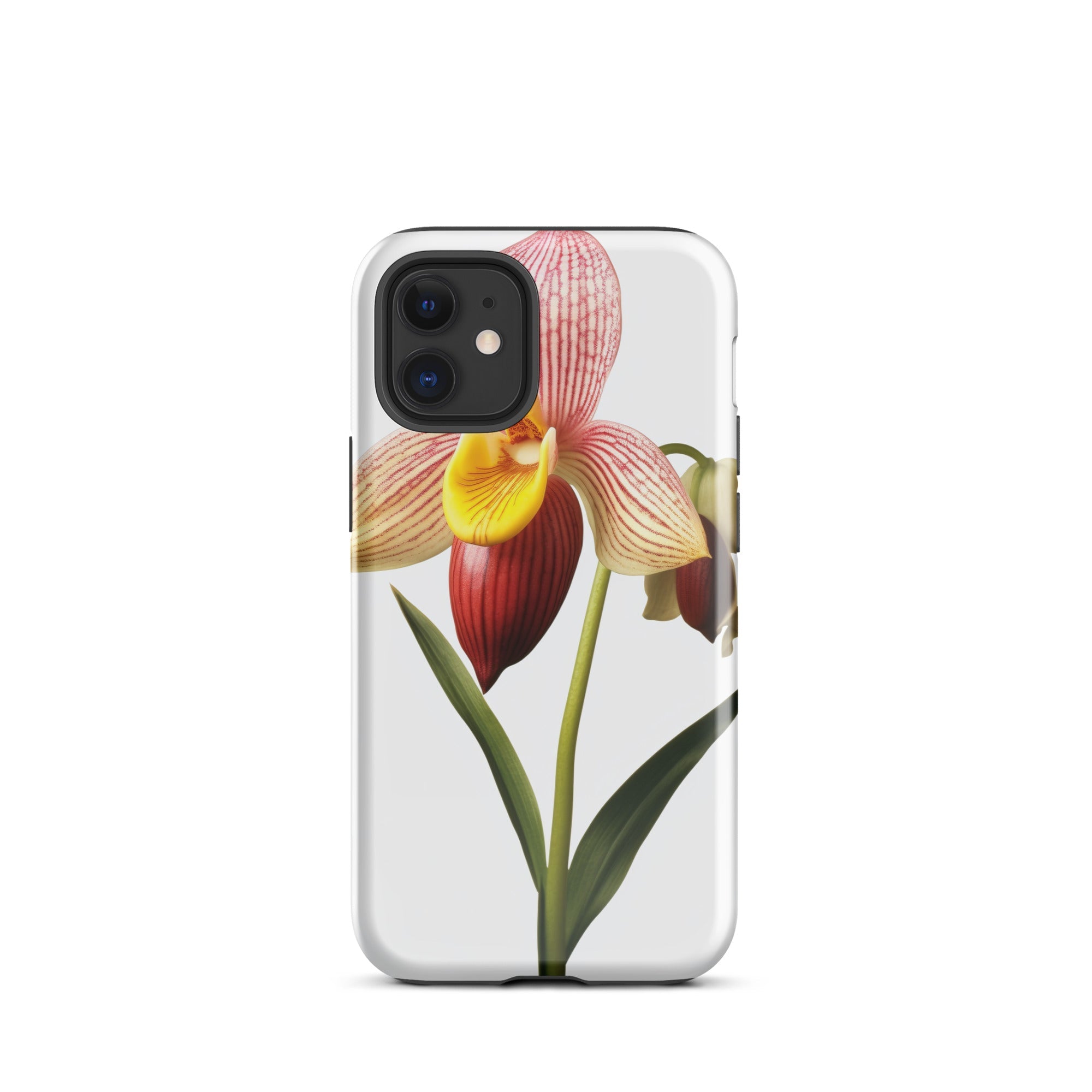 Ladys Slipper Orchid Flower iPhone Case by Visual Verse - Image 7