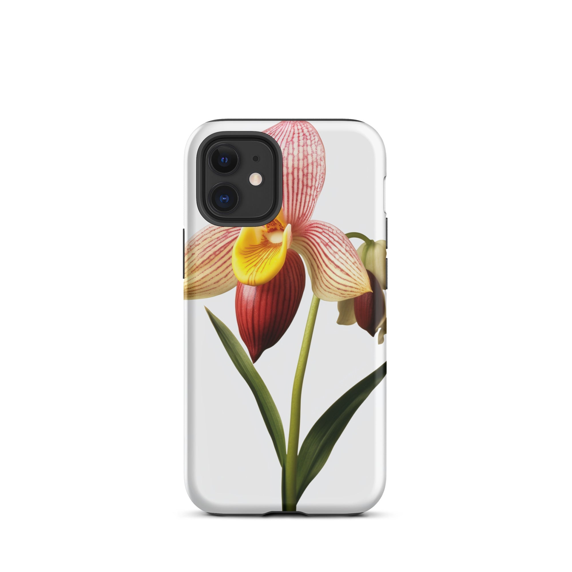 Ladys Slipper Orchid Flower iPhone Case by Visual Verse - Image 8