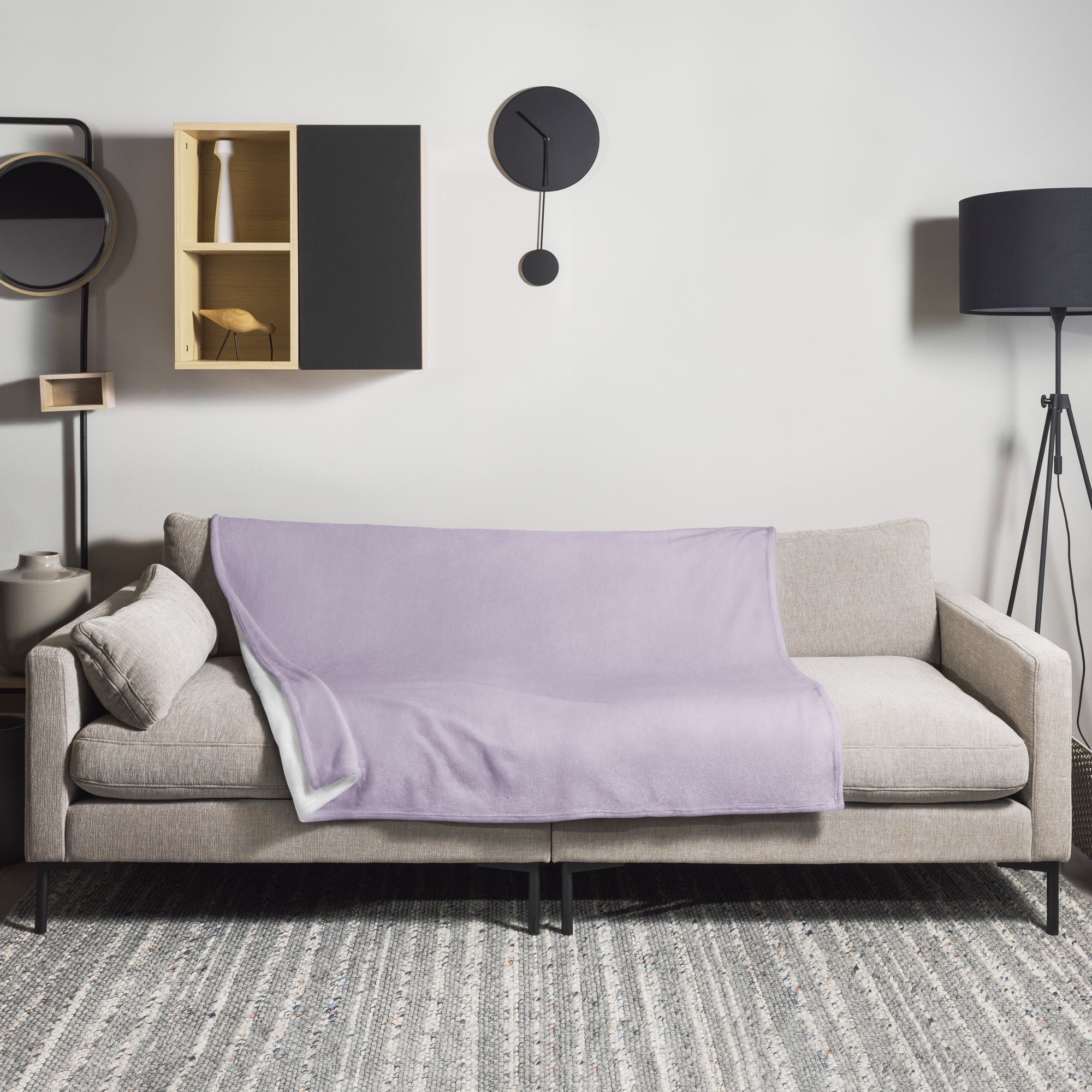 Languid Lavender Color Blanket by Visual Verse - Image 1