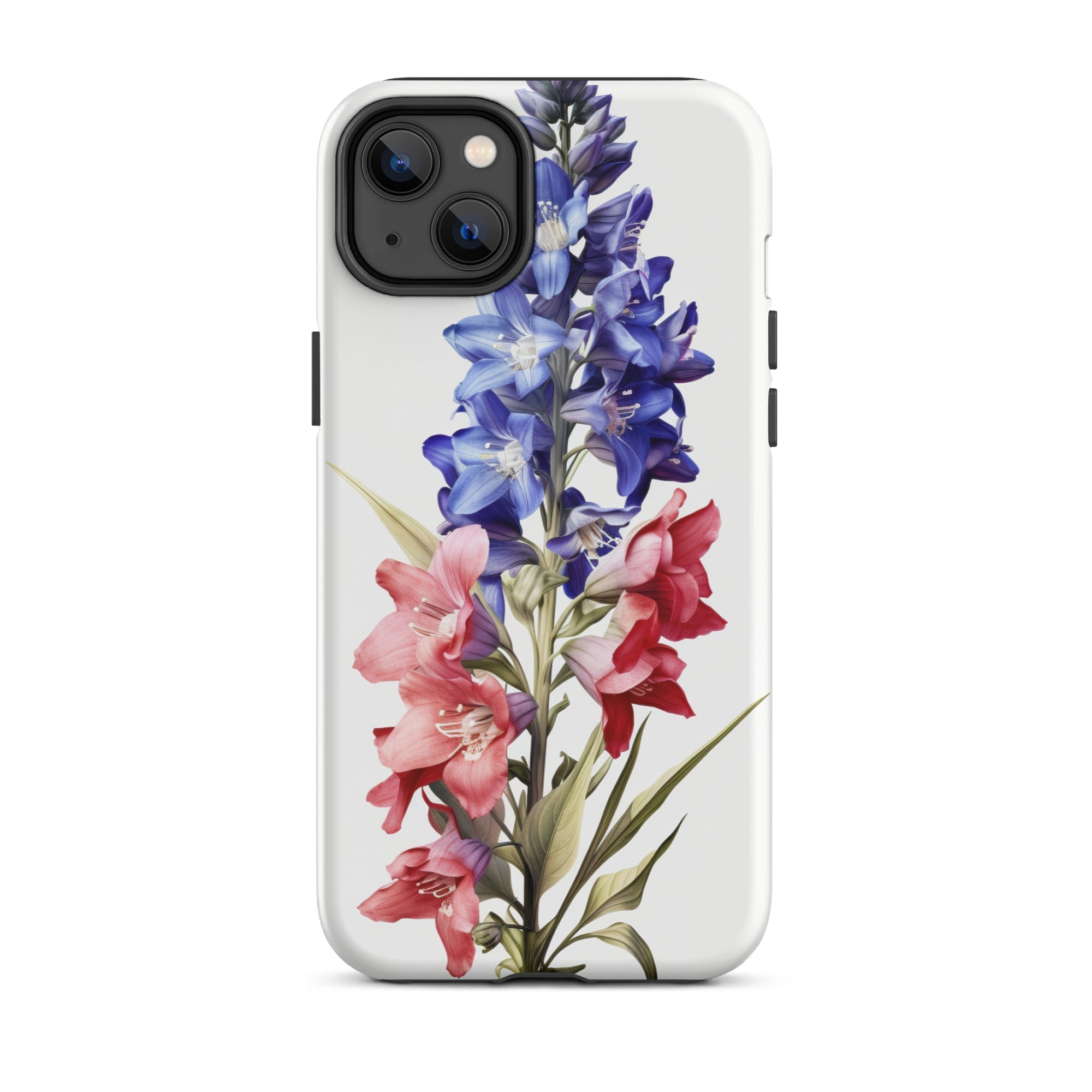 Larkspur Flower iPhone Case by Visual Verse - Image 26