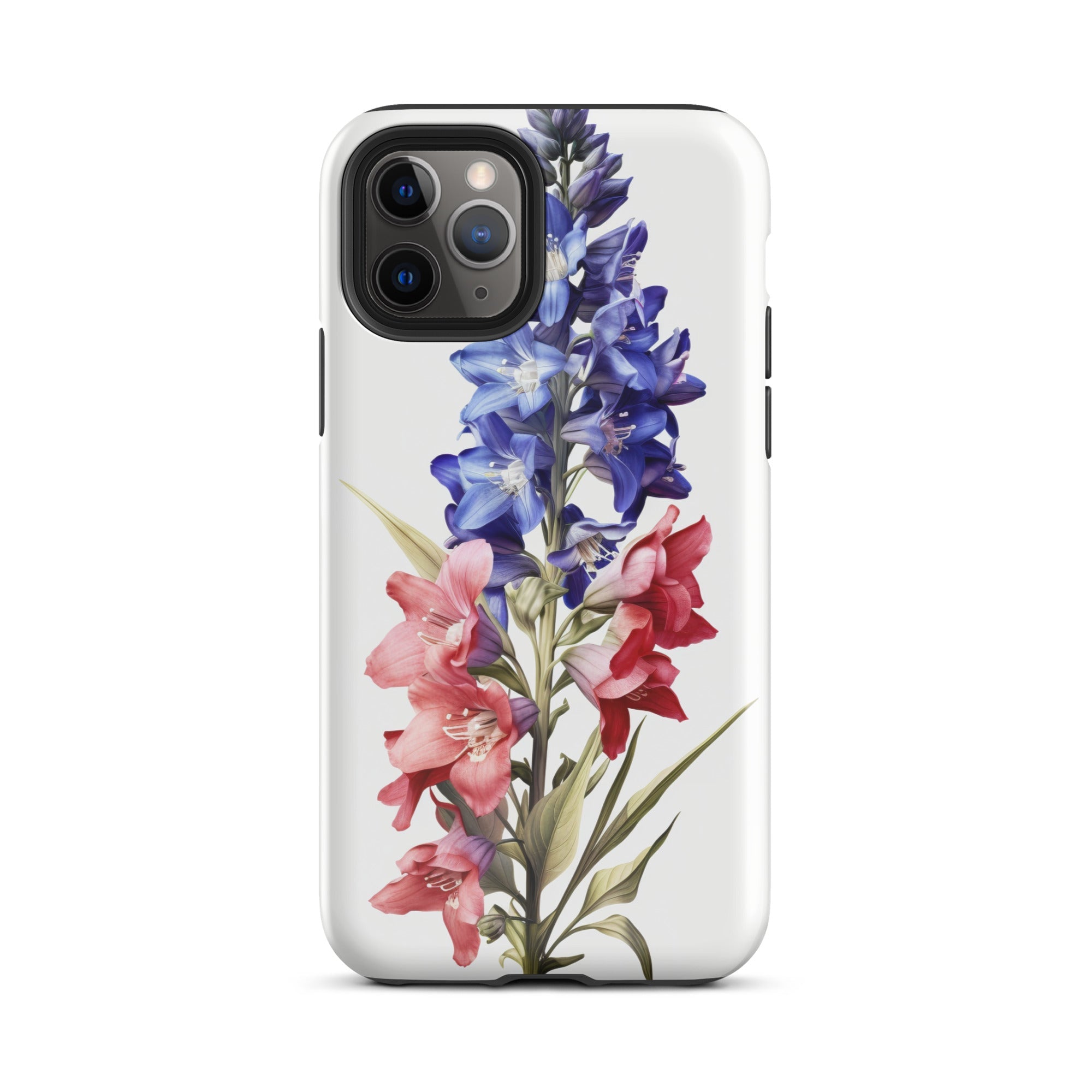 Larkspur Flower iPhone Case by Visual Verse - Image 3
