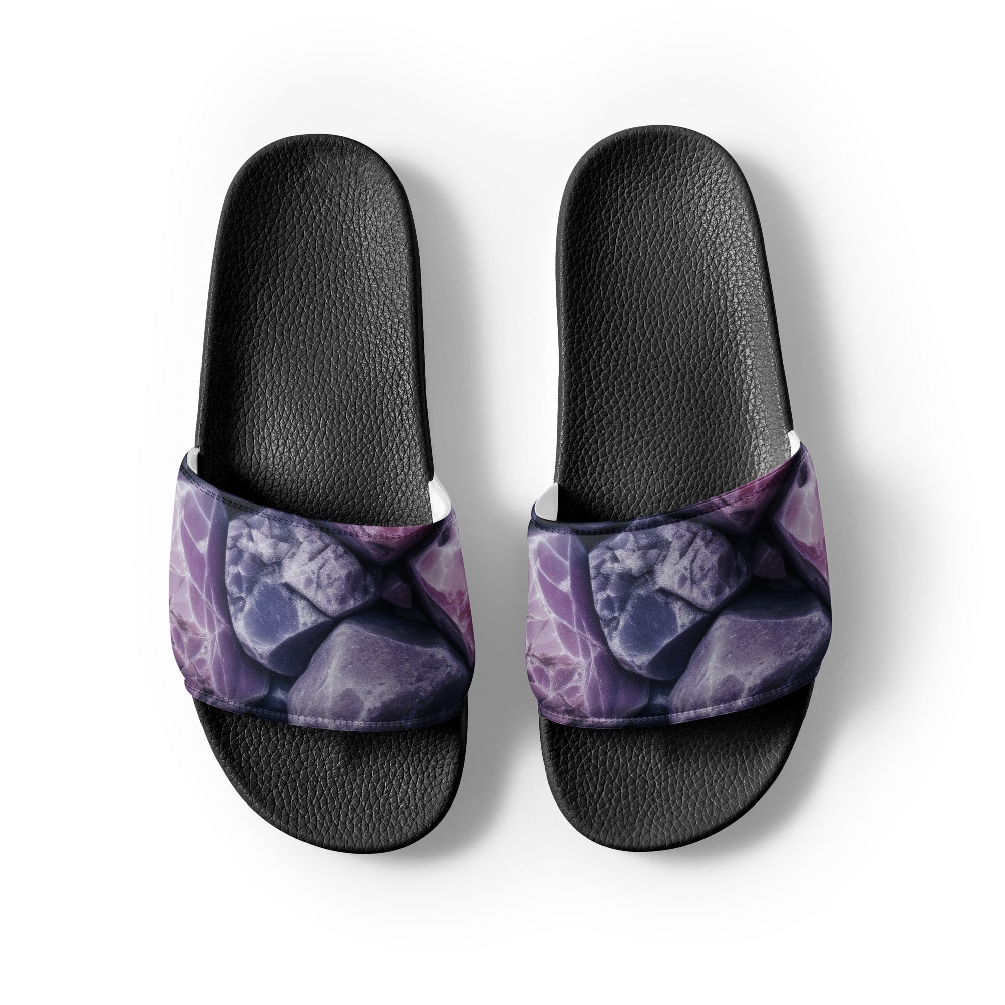 Lepidolite Men's Slides by Visual Verse - Image 2