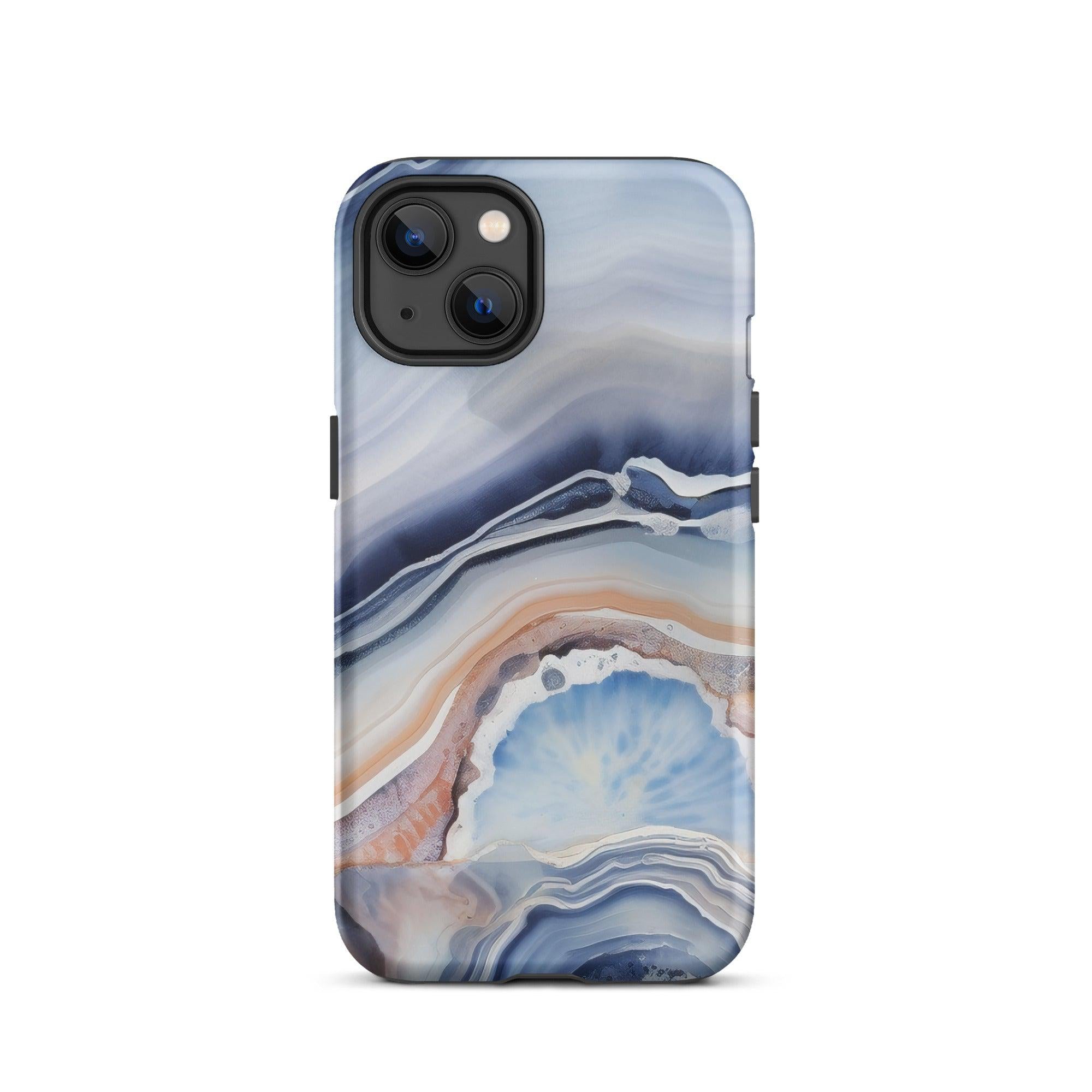 Light Blue Agate Rock iPhone Case by Visual Verse - Image 18