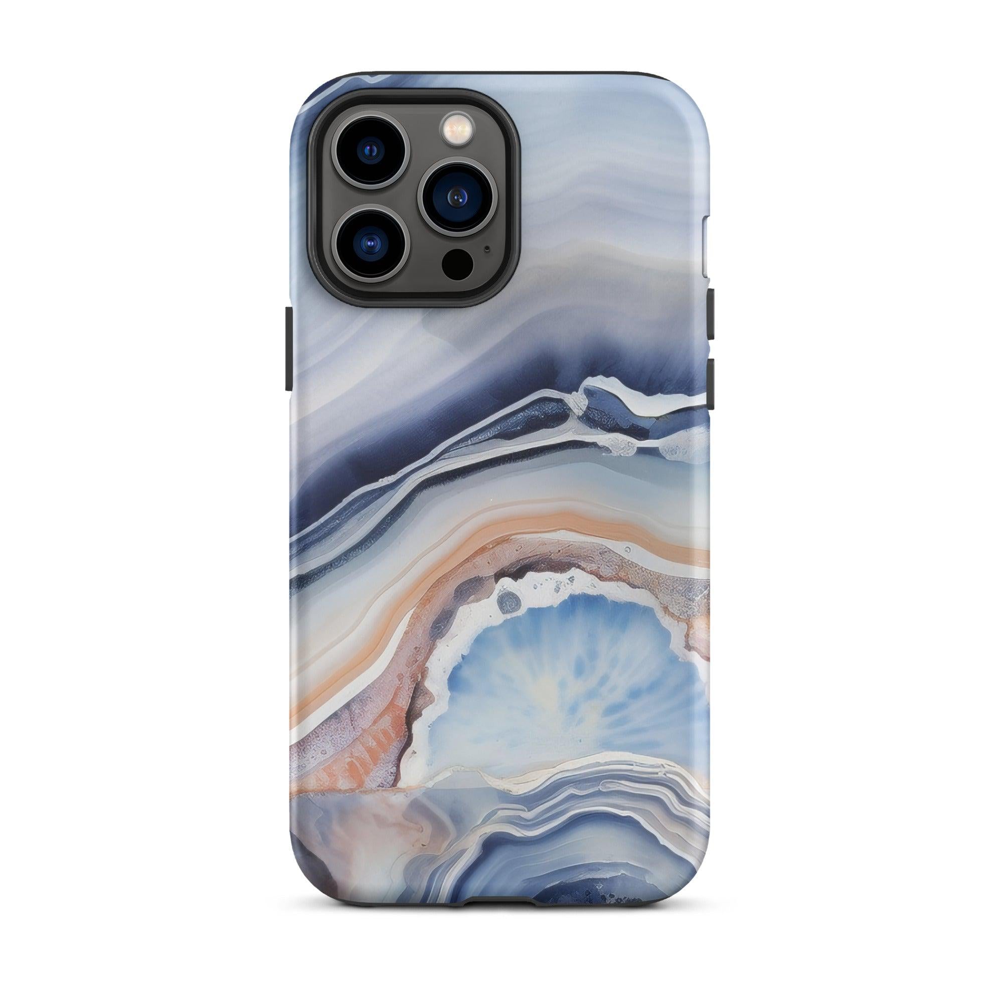 Light Blue Agate Rock iPhone Case by Visual Verse - Image 22