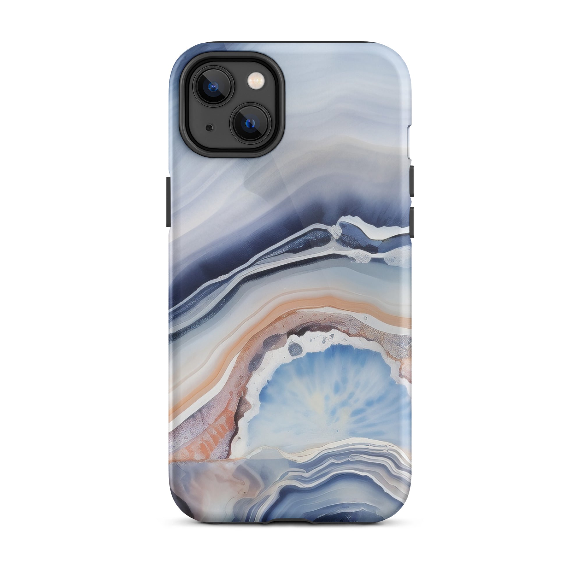 Light Blue Agate Rock iPhone Case by Visual Verse - Image 25