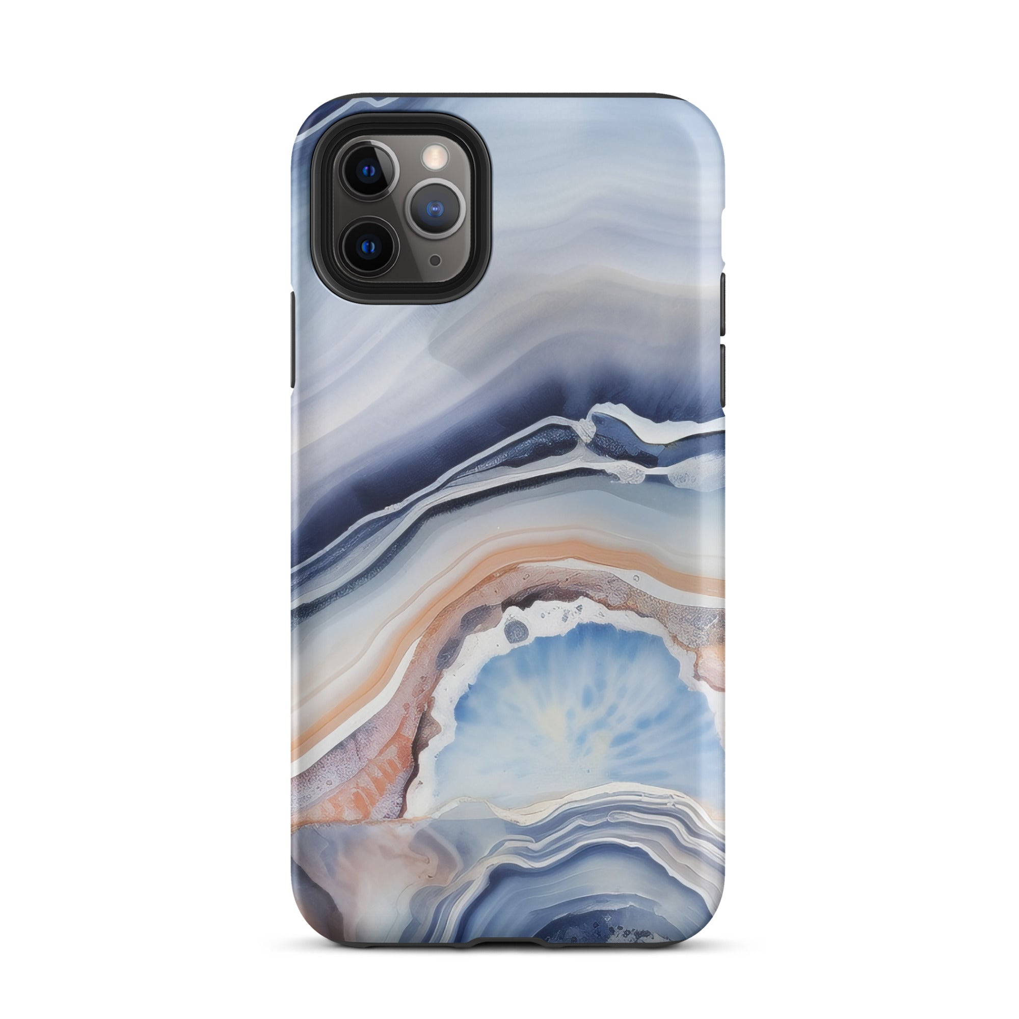 Light Blue Agate Rock iPhone Case by Visual Verse - Image 6