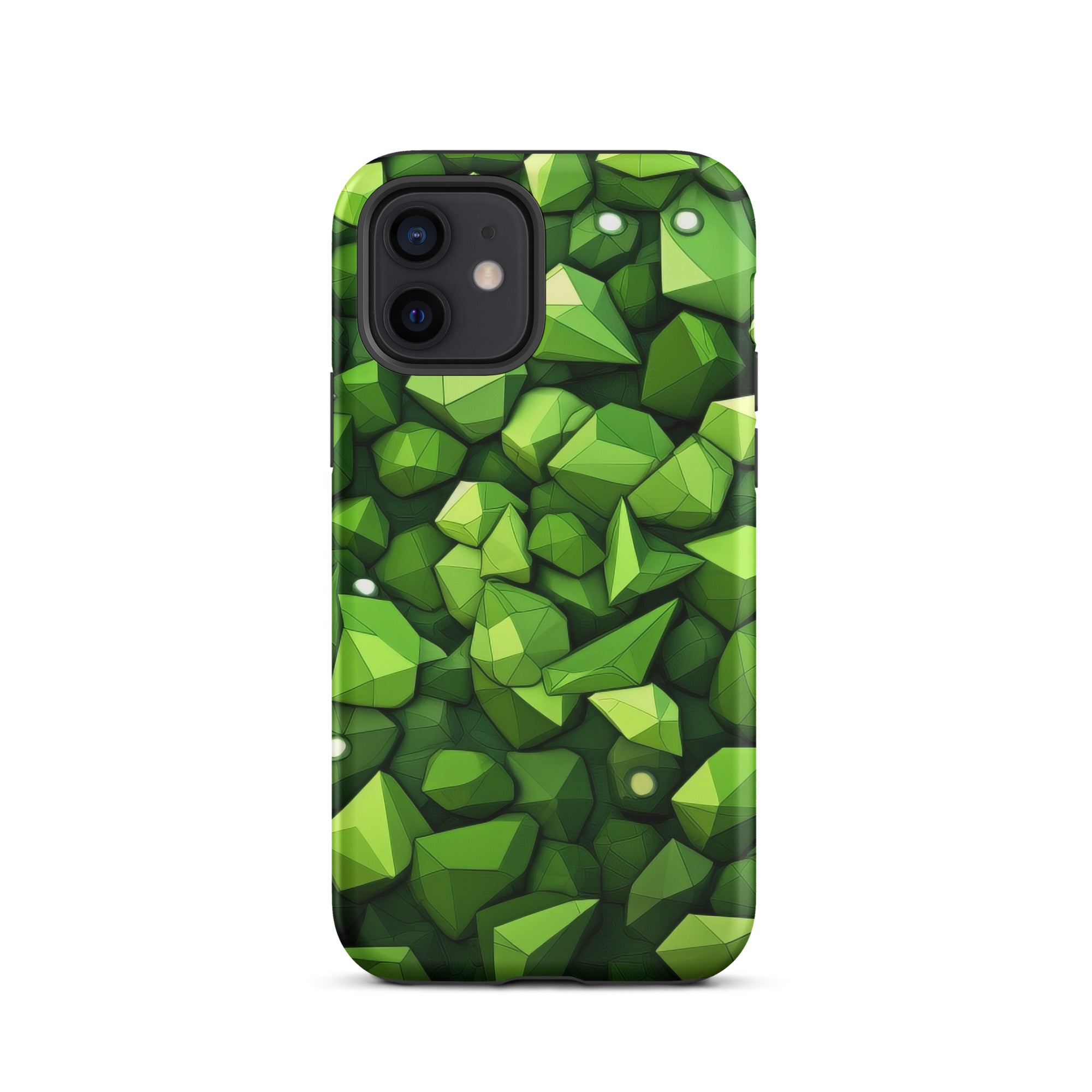 Light Green Rocks Abstract iPhone Case by Visual Verse - Image 10