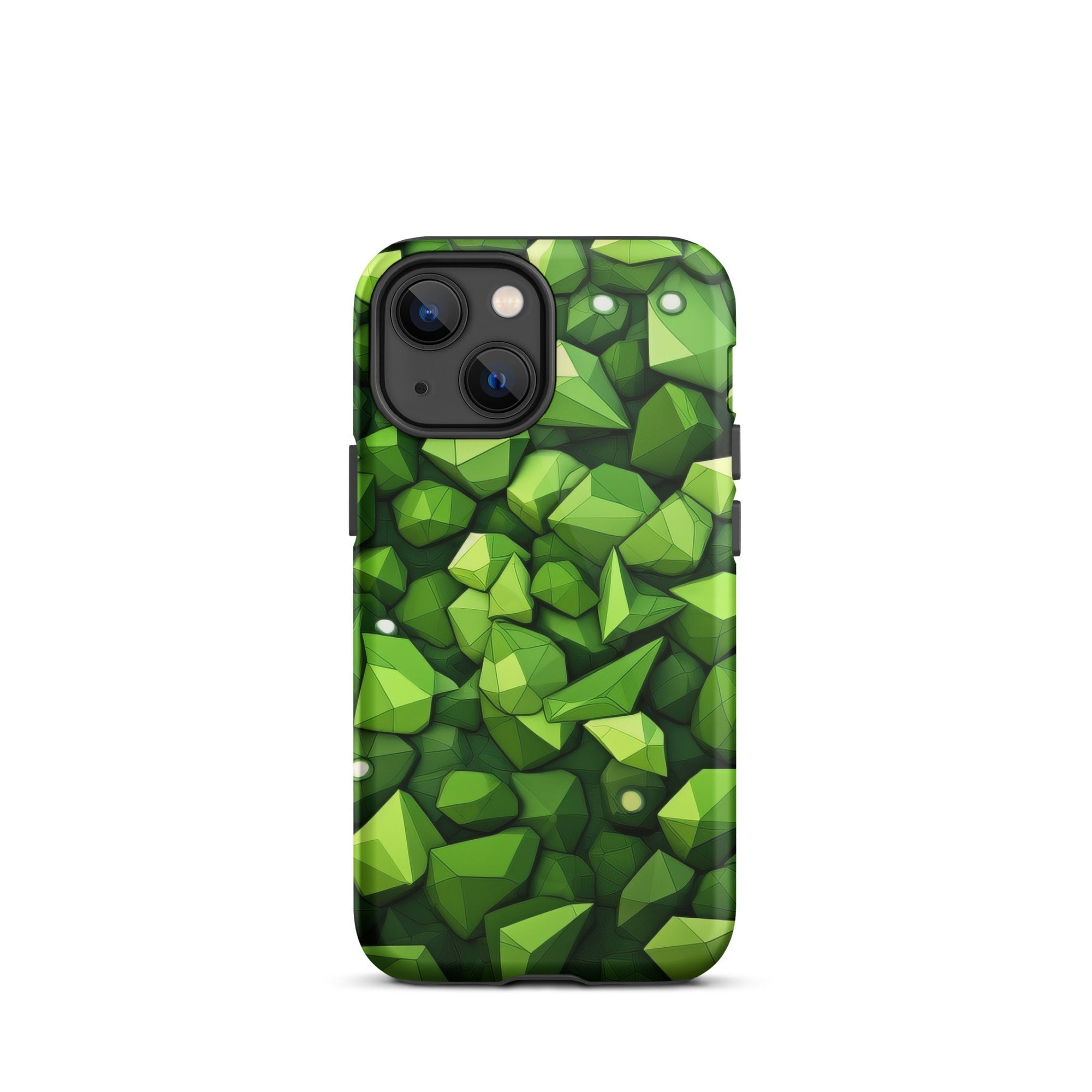 Light Green Rocks Abstract iPhone Case by Visual Verse - Image 15