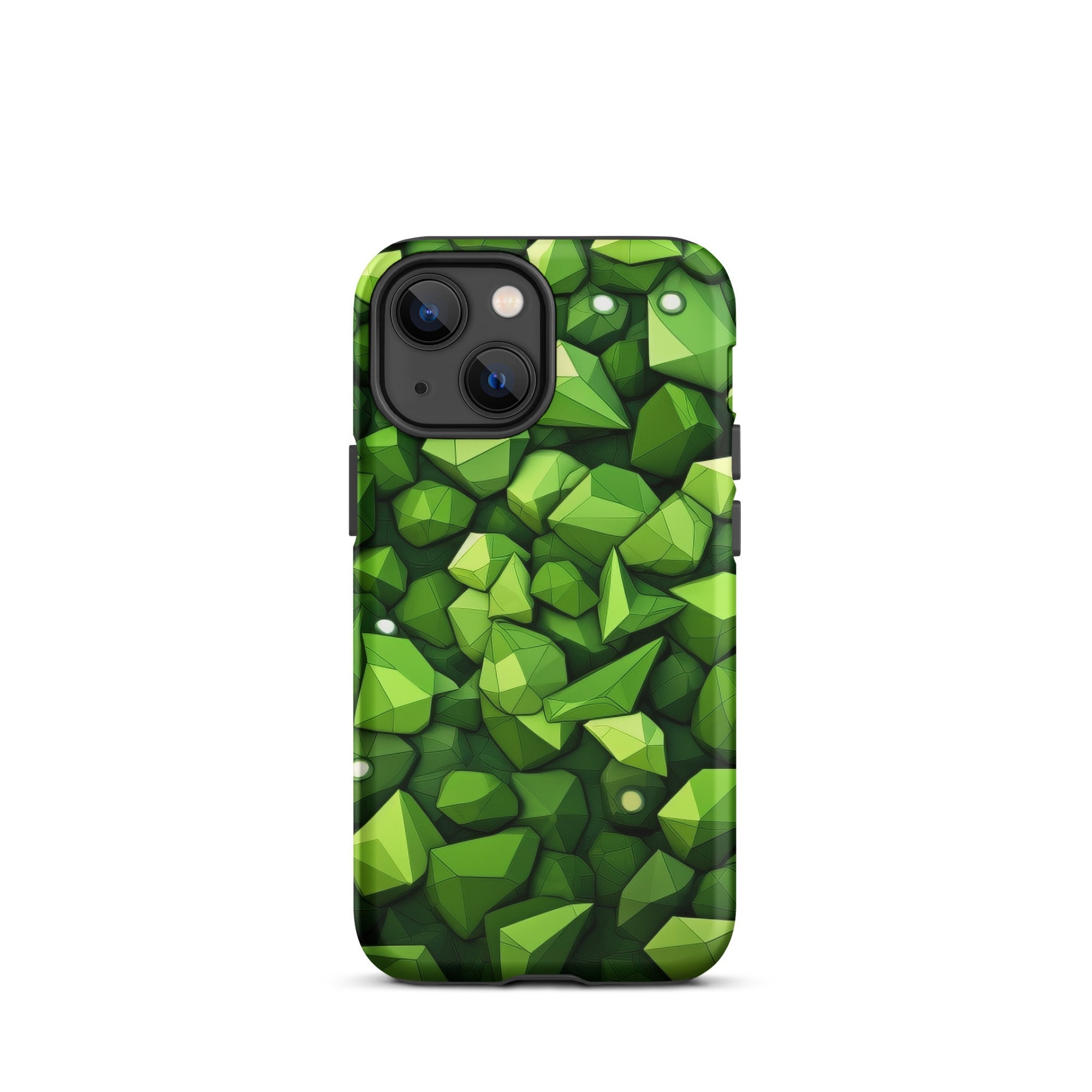 Light Green Rocks Abstract iPhone Case by Visual Verse - Image 16